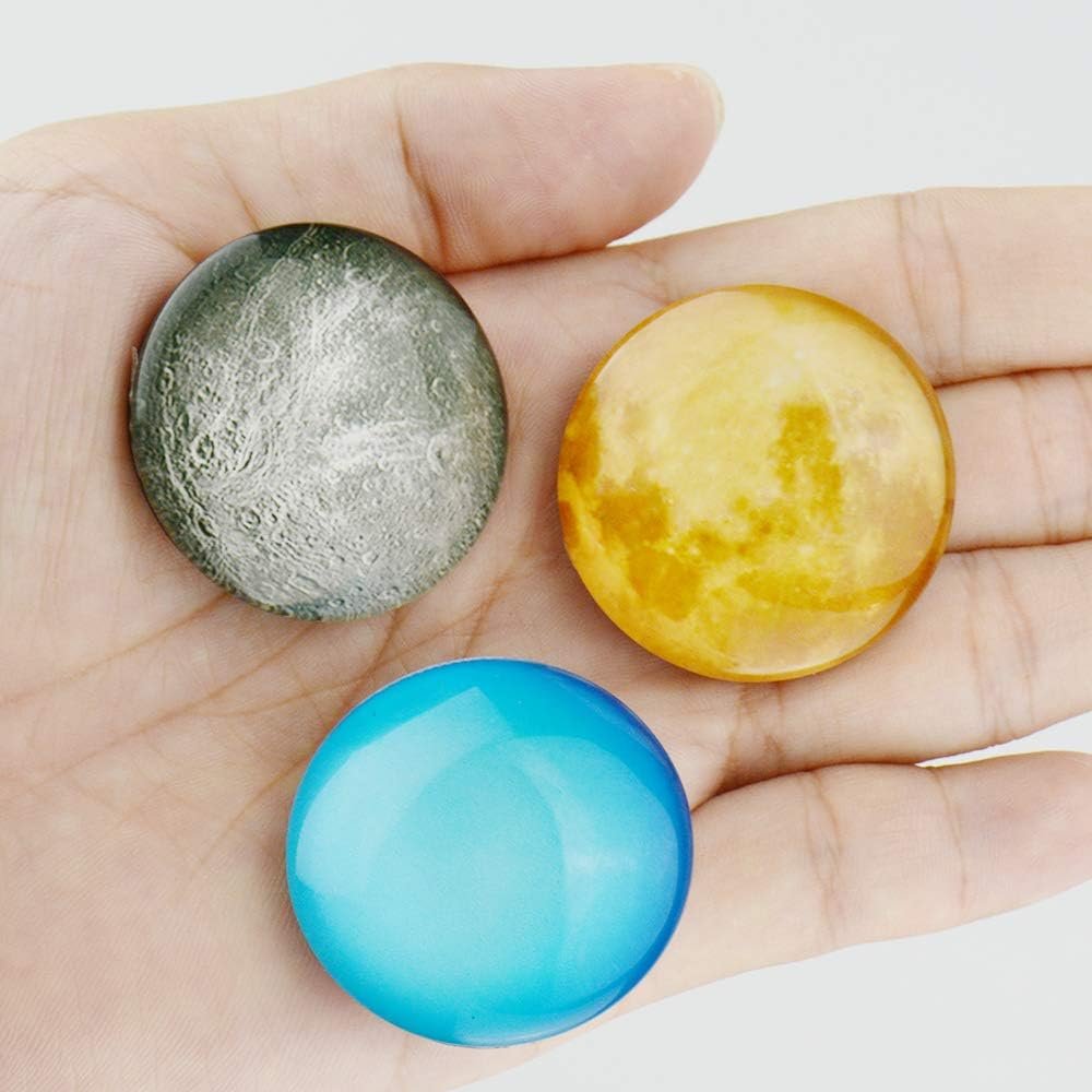 wholesale planetary refrigerator magnets - 12 pack fridge magnets, 1.35 inches diameter, best housewarming home decorations gift. factory & supplier oem