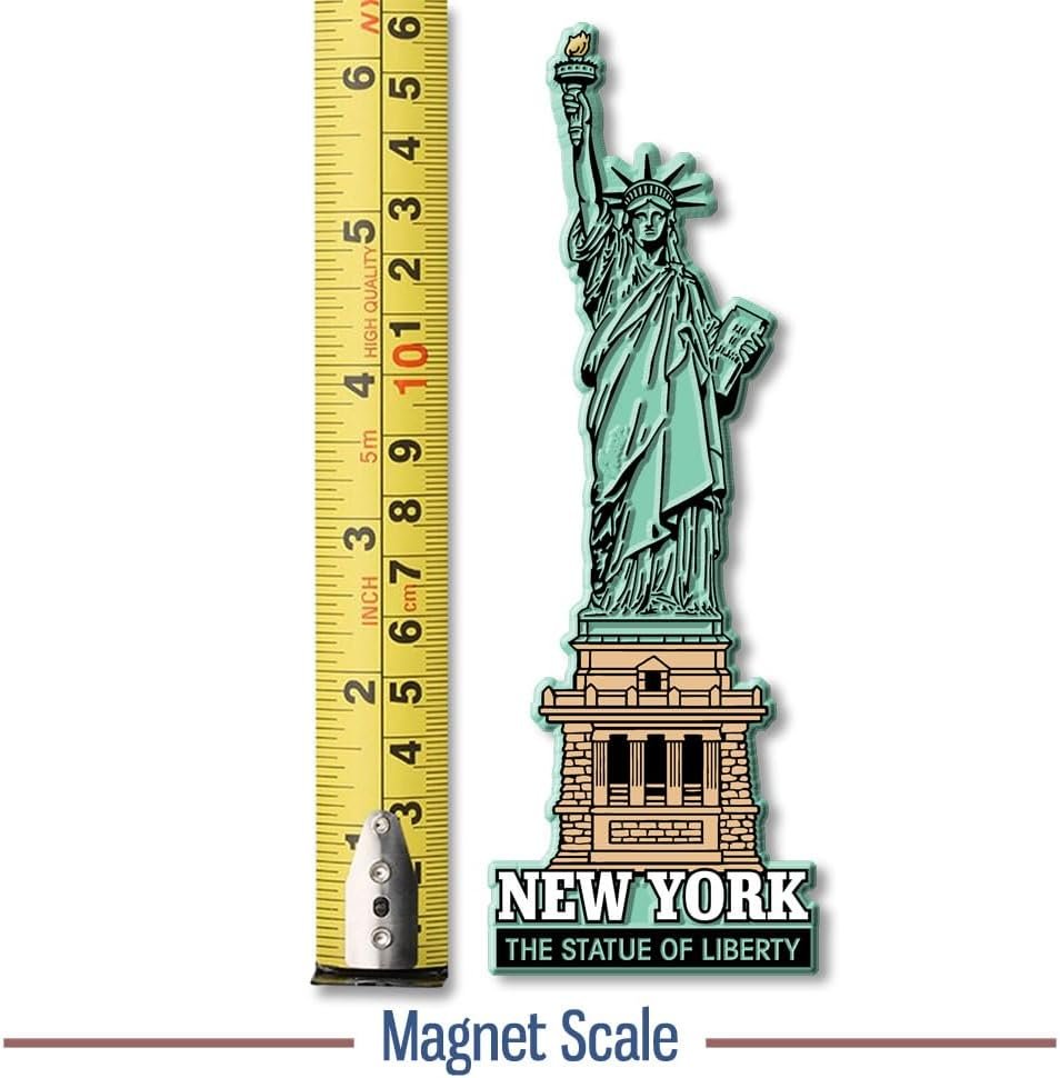 wholesale new york city statue of liberty jumbo magnet by classic magnets, collectible souvenirs made in the usa factory & supplier oem