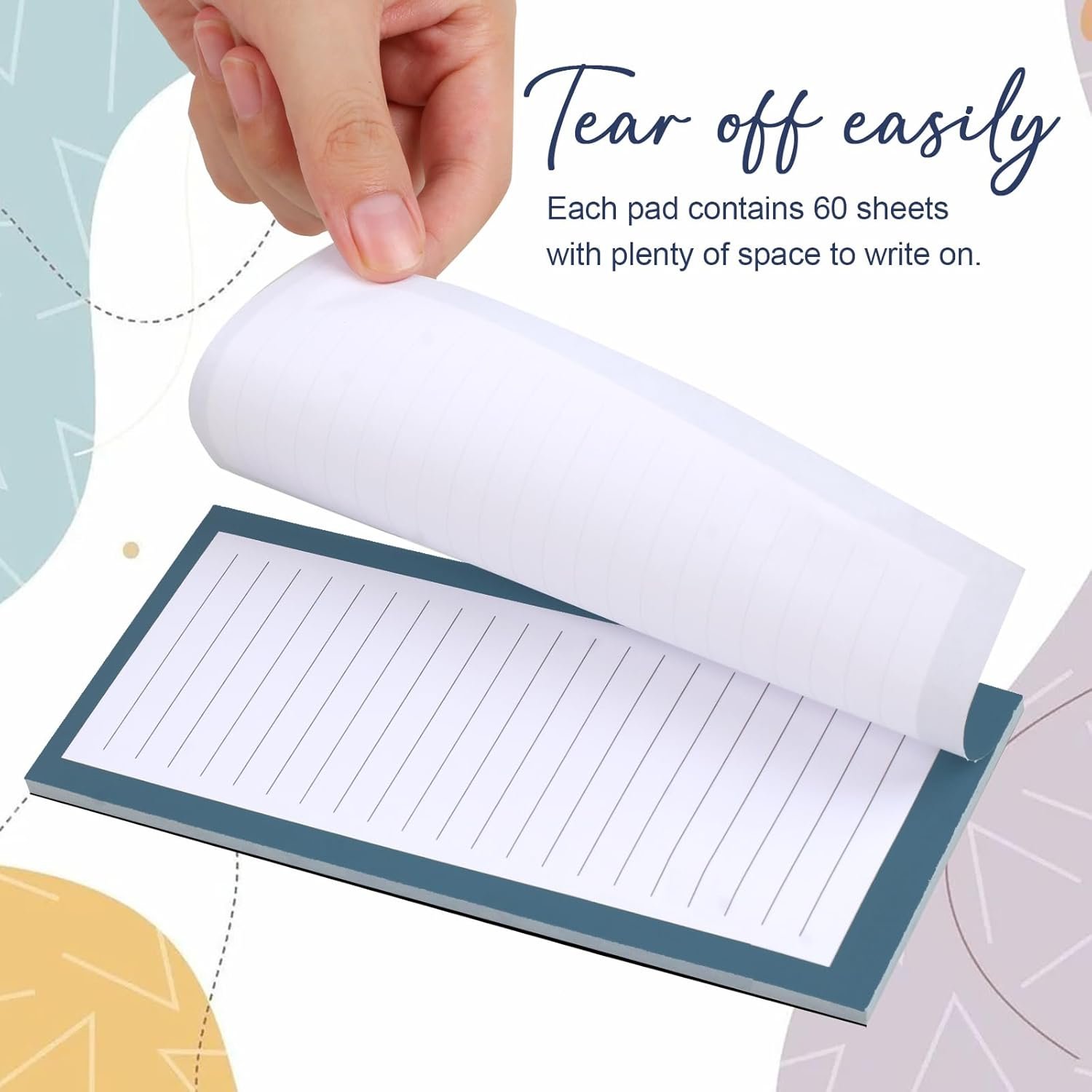 wholesale utron 4 pack magnetic notepads for refrigerator, 50 pages/book grocery list magnet pad for fridge, design magnetic grocery list pad for fridge, grocery list notepad, to-do memos, list factory & supplier oem