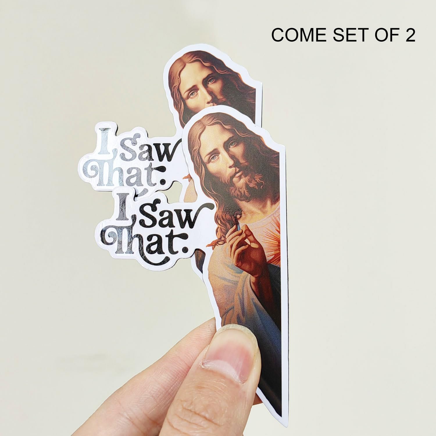 wholesale 2 pack funny magnet for christmas, i saw that, funny magnet, christmas gift, stocking stuffer, birthday gift, funny fridge magnet, cute magnets, magnets for fridge factory & supplier oem
