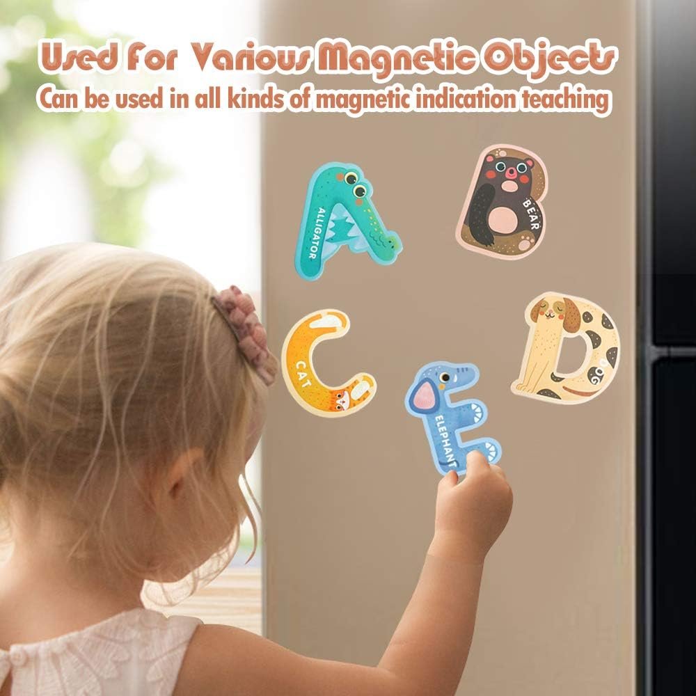 wholesale usatdd jumbo magnetic letters colorful abc alphabet animal shape toys large uppercase refrigerator fridge magnets preschool educational toy set learning spelling game for 3 4 5 year old toddler kids factory & supplier oem
