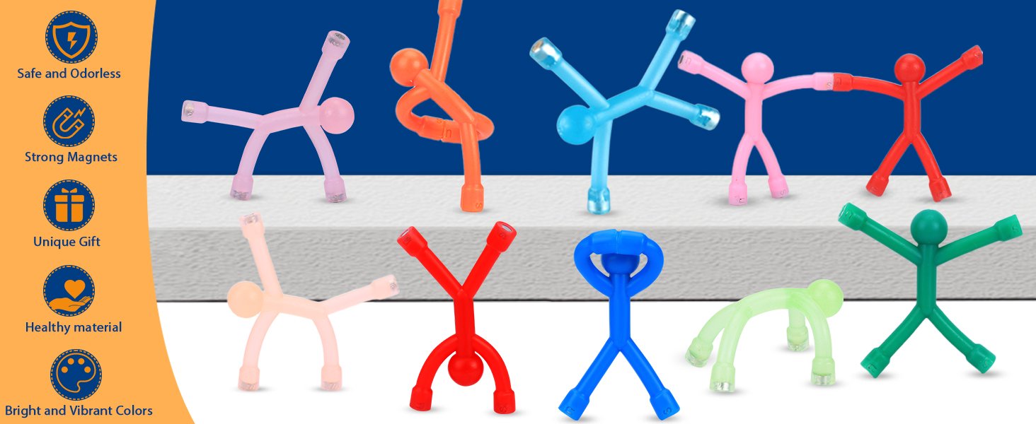 wholesale trymag men fridge magnets, 20 pcs cute magnets fridge for adults, funny humanoid toys for kids, humanoid mini people colorful magnetic for locker, office, school decoration factory & supplier oem