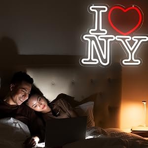 wholesale love ny neon signs for wall decor，led neon light for bedroom office party，christmas gift factory & supplier oem