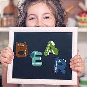 wholesale jcren jumbo magnetic letters animals alphabet toys,fridge magnets stick large abc alphabet uppercase toy set preschool learning spelling refrigerator gift for 3 4 5 year old toddler kids boys girls factory & supplier oem