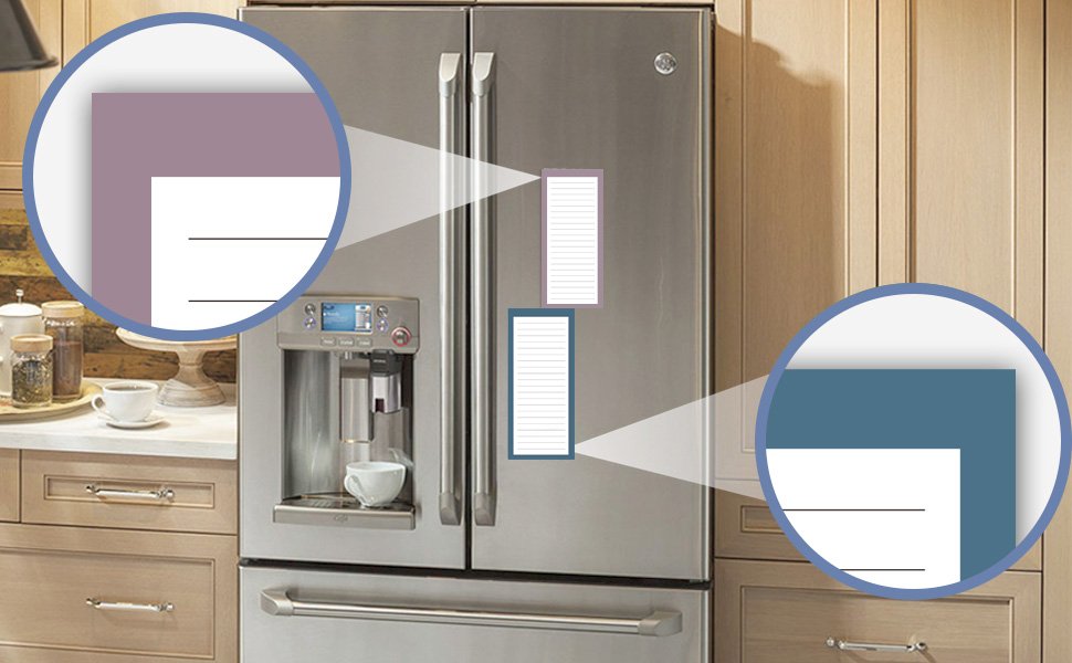 wholesale utron 4 pack magnetic notepads for refrigerator, 50 pages/book grocery list magnet pad for fridge, design magnetic grocery list pad for fridge, grocery list notepad, to-do memos, list factory & supplier oem