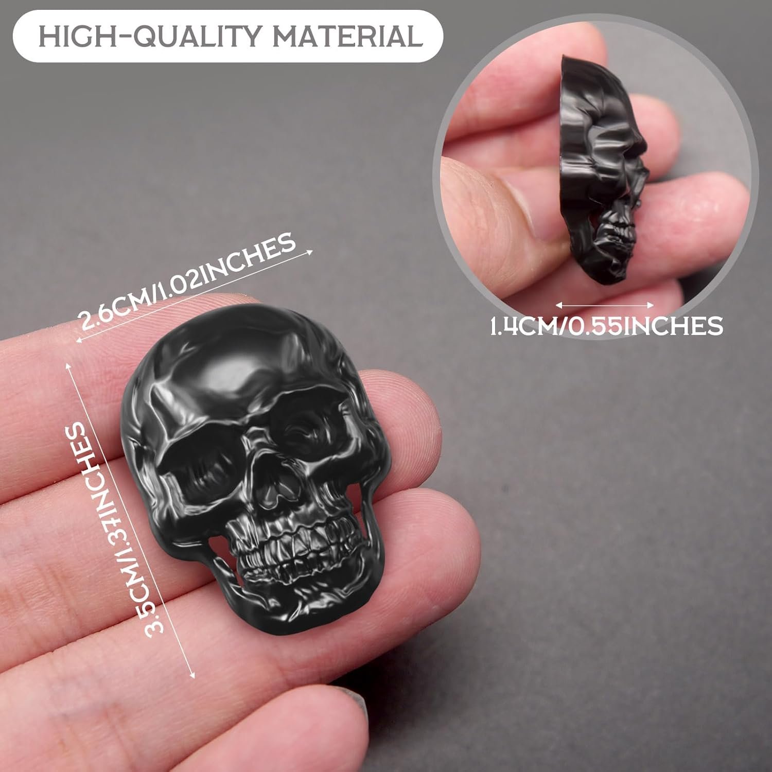 wholesale 8 pcs skull fridge magnets vintage skeleton goth refrigerator magnets funny cool decorative magnets for locker, whiteboard, kitchen, office, adsorb photos notes (black) factory & supplier oem