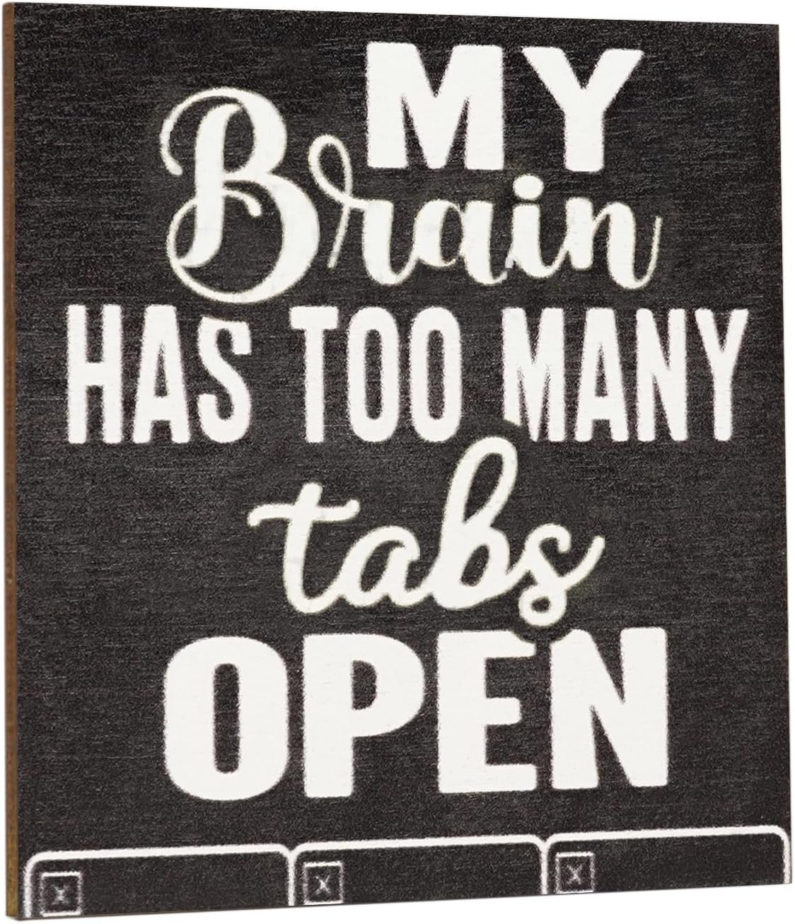 wholesale jennygems my brain has too many tabs open funny refrigerator magnets, office decor humor, 3 x 3 inches, fridge magnets, made in usa factory & supplier oem
