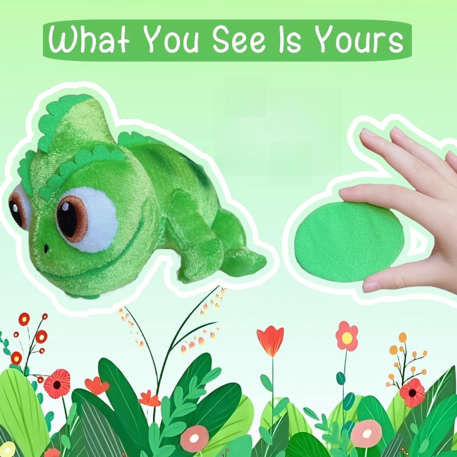wholesale lizard plush shoulder magnet，chameleon stuffed animal toys for kids and fans（6.3 in） factory & supplier oem