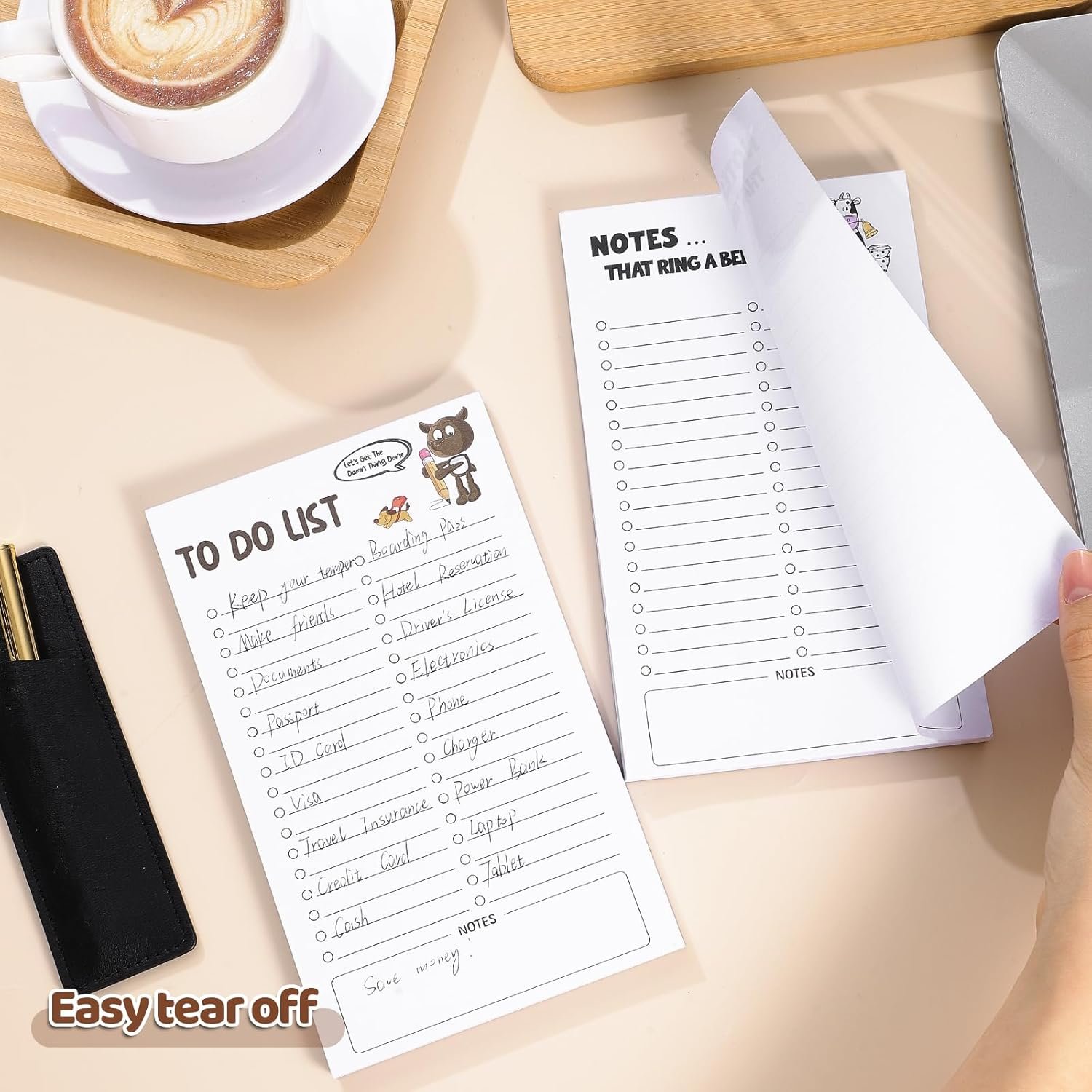 wholesale 2 pack grocery list magnet pad for fridge with pen holder, total 120 sheets magnetic note pad for fridge full back magnet shopping list, to do list, memo notepads, 4.5x7.5