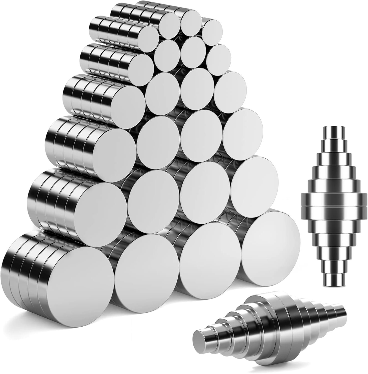 wholesale findmag 120 pack powerful magnet of 6 different sizes, strong magnet, fridge magnetic, magnets for whiteboards, refrigerator magnets, small magnets, neodymium magnetic factory & supplier oem