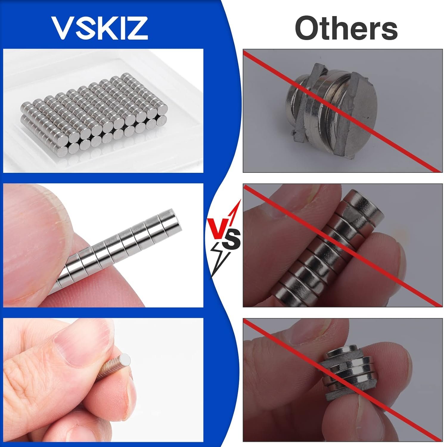 wholesale 600pcs fridge magnets, 3 different size rare earth magnet small magnet for crafts, diy, kitchen factory & supplier oem