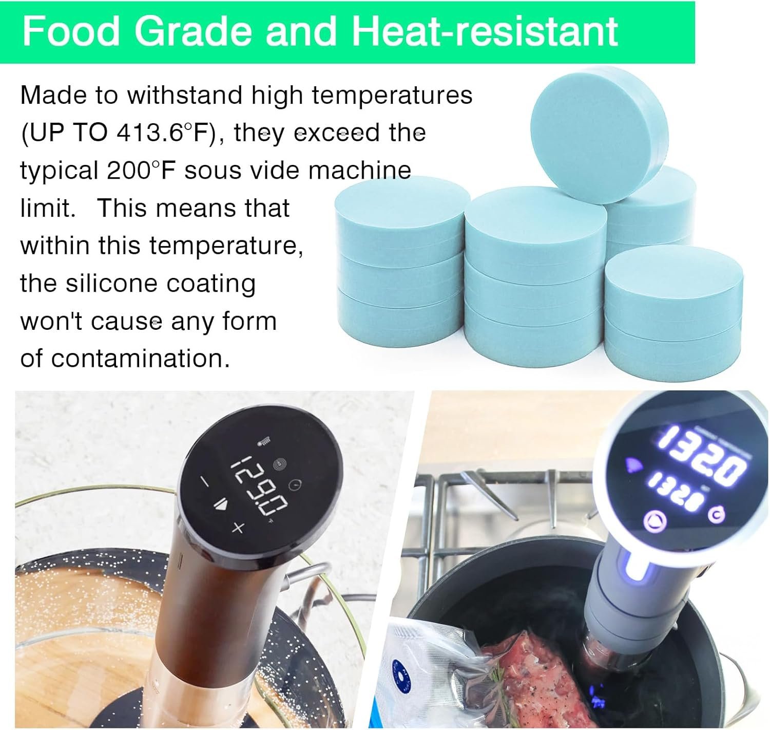 wholesale momoda sous vide magnet clips - ensure perfectly cooked meals with these food grade silicone-coated sous vide magnets! keep bags submerged & prevent floating - pack of 12 factory & supplier oem