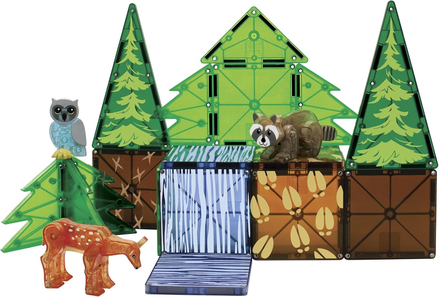 wholesale magna-tiles forest animals 25-piece magnetic construction set, the original magnetic building brand factory & supplier oem