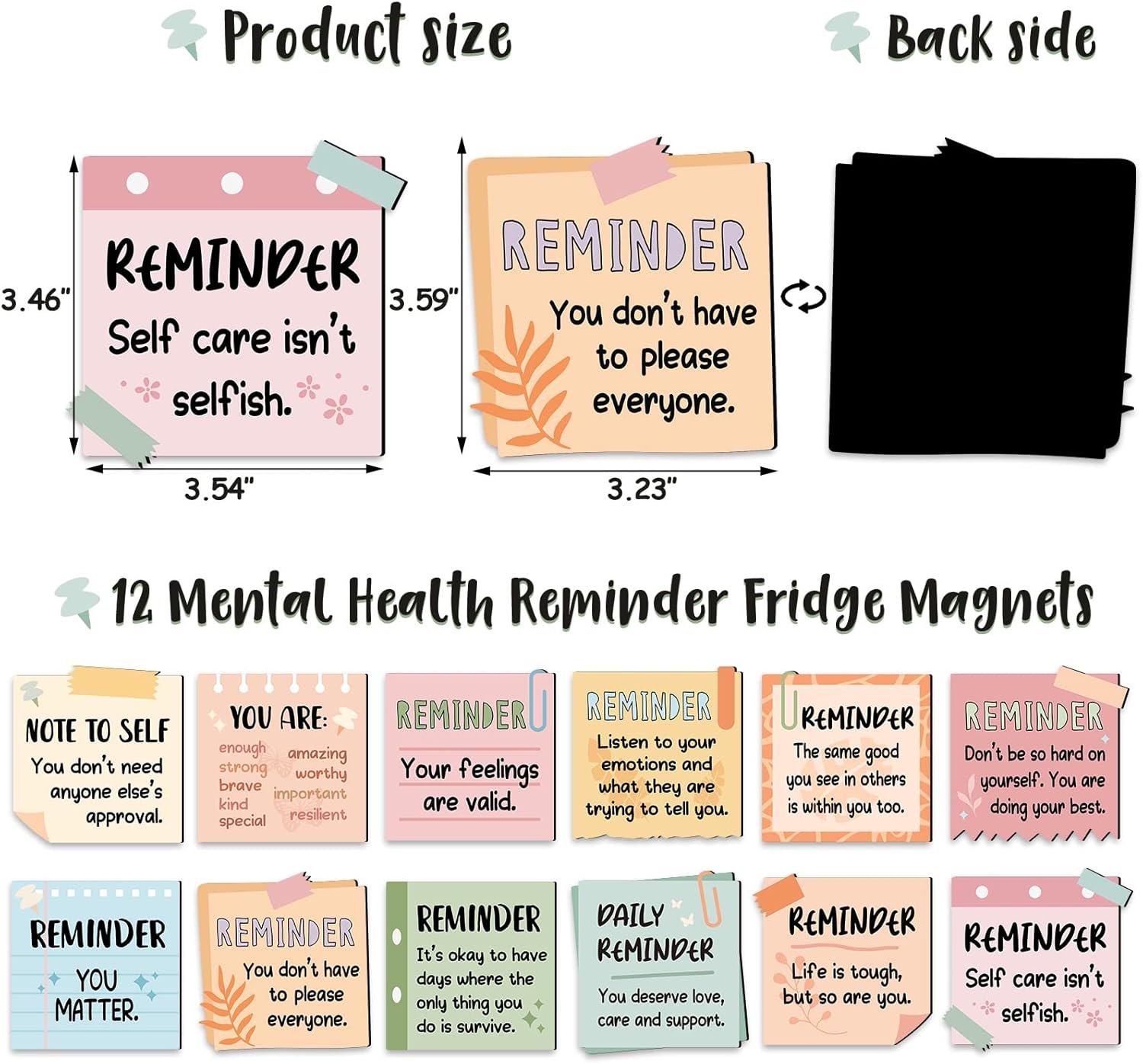 wholesale huray rayho inspirational magnets fridge magnets daily reminder affirmations fridge magnets decal positive affirmations encouragement gift home kitchen therapy office decor whiteboard stickers factory & supplier oem