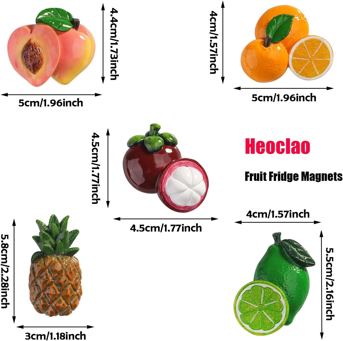 wholesale 10 pcs fruit fridge magnets funny fridge magnets cute refrigerator magnets for refrigerators, whiteboards, maps and other magnetic items factory & supplier oem