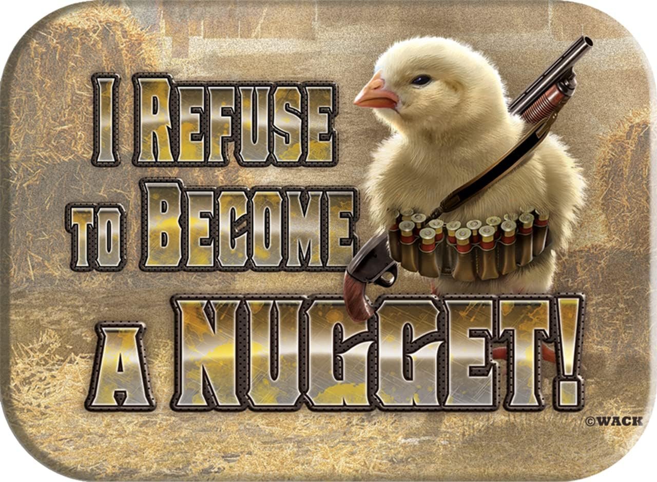 wholesale desperate enterprises chicken nugget refusal refrigerator magnet - funny magnets for office, home & school - made in the usa factory & supplier oem
