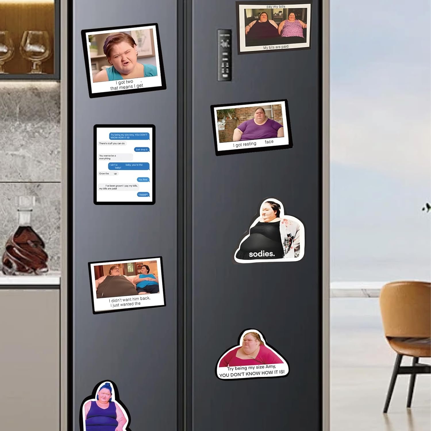 wholesale 1000 lb sisters fridge magnets, 1000 lb sister strong magnets - cute fun magnetic accessories for refrigerator & car factory & supplier oem