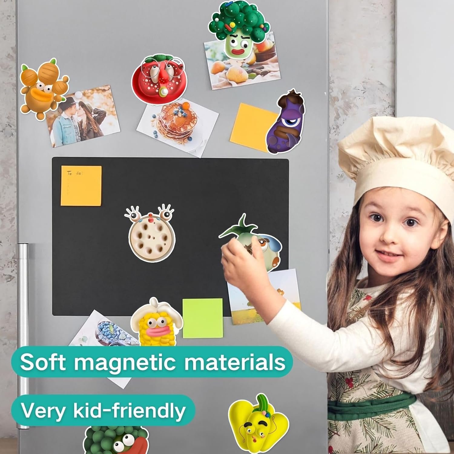 wholesale funny vegetable magnetic decorative stickers set of 16, novelty veggie tales cruise cabin door magnets, vegan decorative fridge magnets car stickers for adults kids funny gag gifts factory & supplier oem