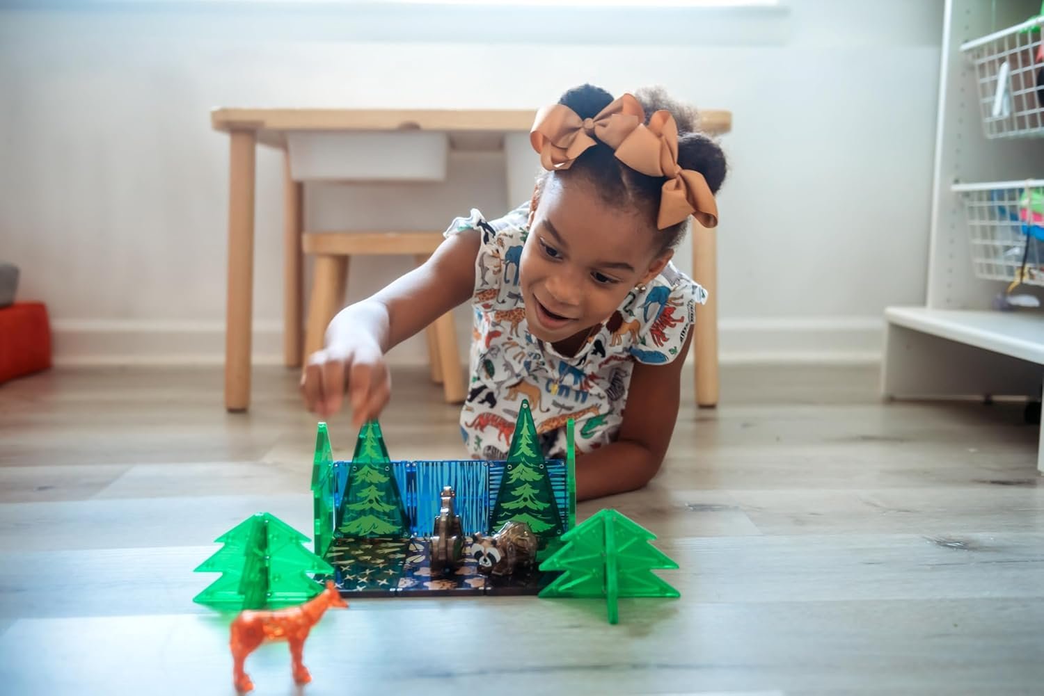 wholesale magna-tiles forest animals 25-piece magnetic construction set, the original magnetic building brand factory & supplier oem