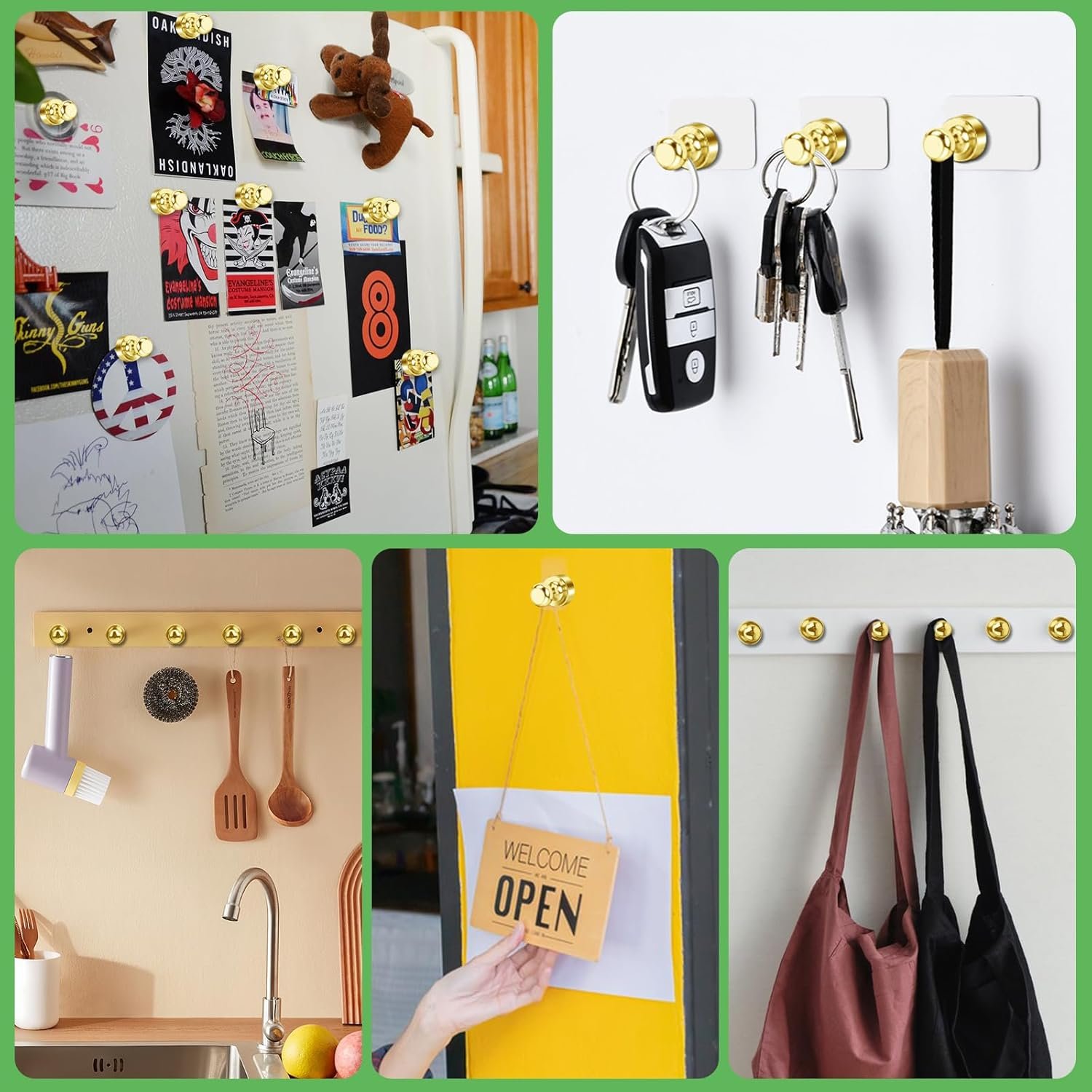 wholesale 20 pack refrigerator magnets yellow strong whiteboard magnets small magnets for kitchen school office factory & supplier oem