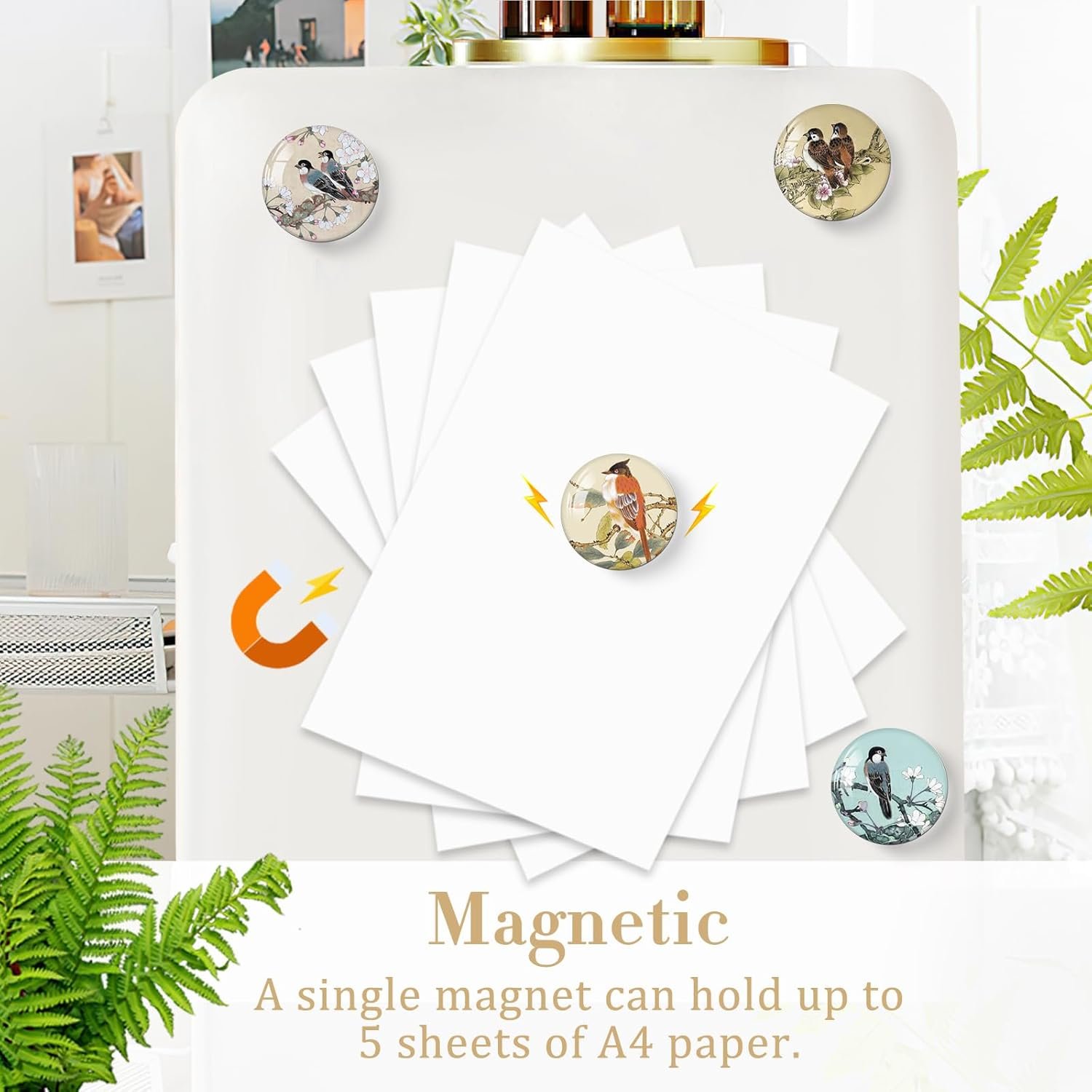 wholesale morcart 16pcs bird fridge magnets, cute decoration for refrigerator locker whiteboard decorative magnetic board cabinets classroom office cubicle factory & supplier oem