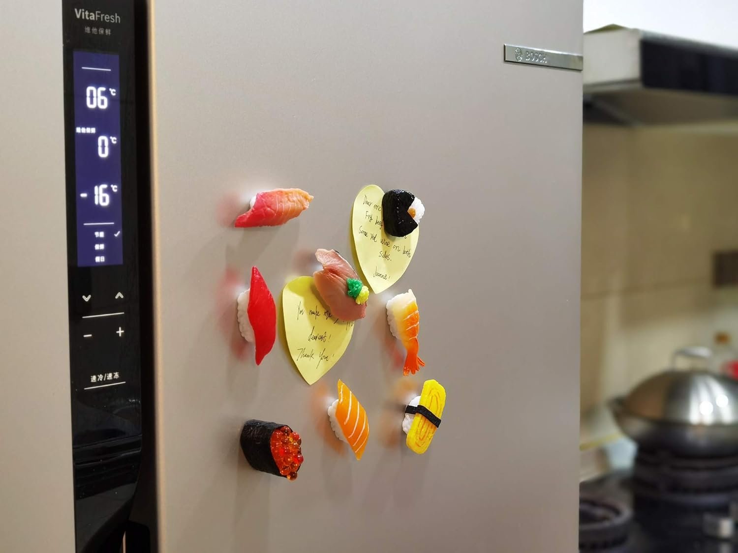 wholesale cute sushi fridge magnet japanese food fun magnets for refrigerator whiteboard, fake sushi food play toys for dollhouse cake kitchen decoration gifts(sushi 1) factory & supplier oem