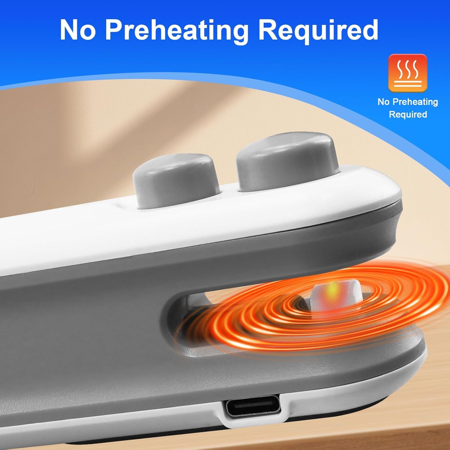 wholesale mini bag sealer, 2025 2-in-1 usb-c rechargeable snack bag sealer 3pcs magnetic food sealer with cutter bag resealer machine handheld heat sealer for plastic snack bags freshness factory & supplier oem