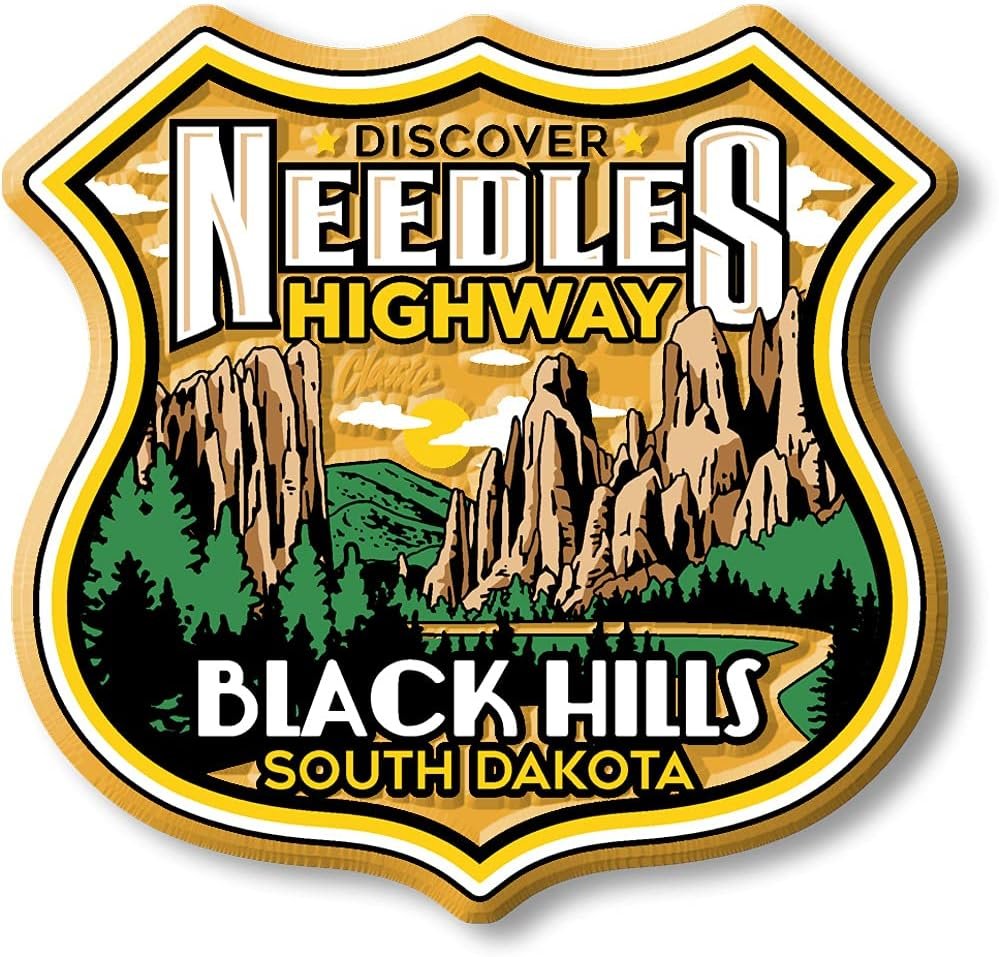 wholesale black hills set of 6 magnets by classic magnets, collectible souvenirs made in the usa factory & supplier oem