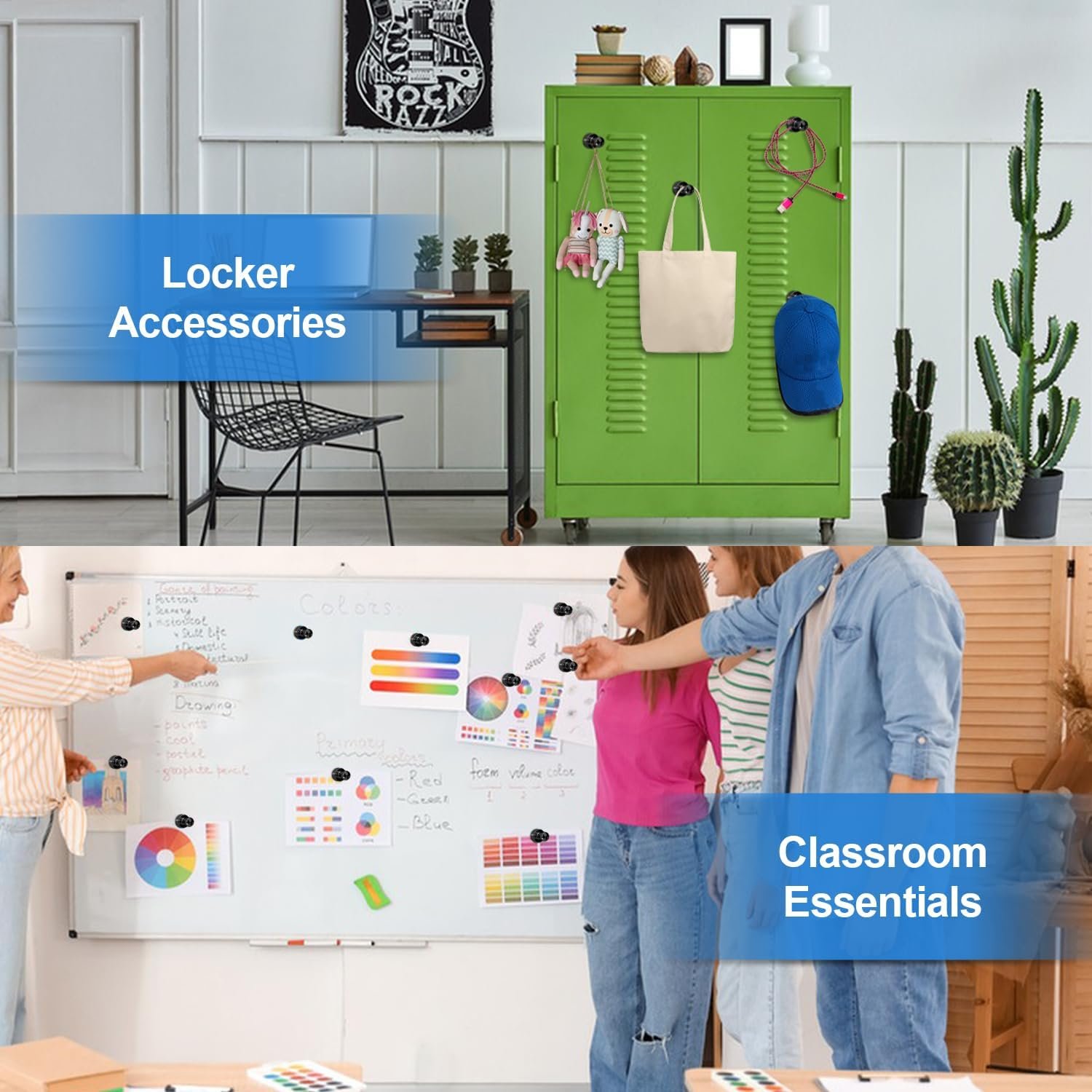 wholesale lovimag 12pcs black fridge magnets, small and strong magnets for whiteboard, office, classroom, map, kitchen factory & supplier oem