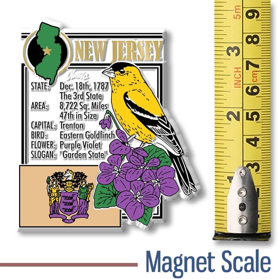 wholesale new jersey state montage magnet by classic magnets, 3