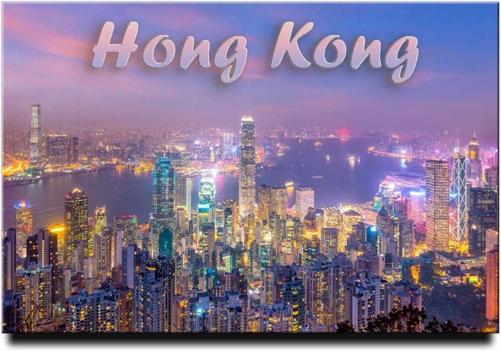 wholesale hong kong photo fridge magnet kowloon travel souvenir hksar china factory & supplier oem