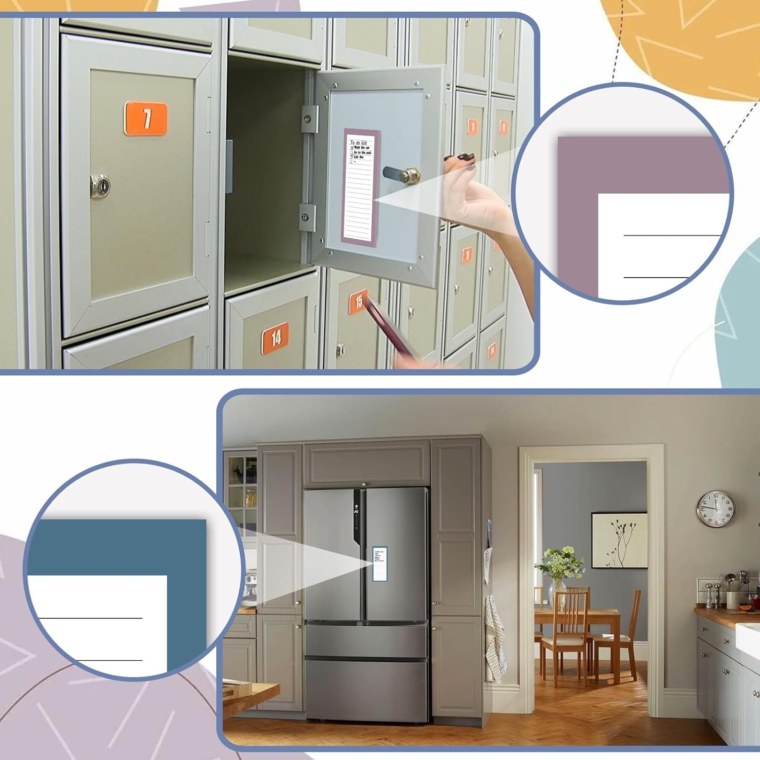 wholesale utron 4 pack magnetic notepads for refrigerator, 50 pages/book grocery list magnet pad for fridge, design magnetic grocery list pad for fridge, grocery list notepad, to-do memos, list factory & supplier oem