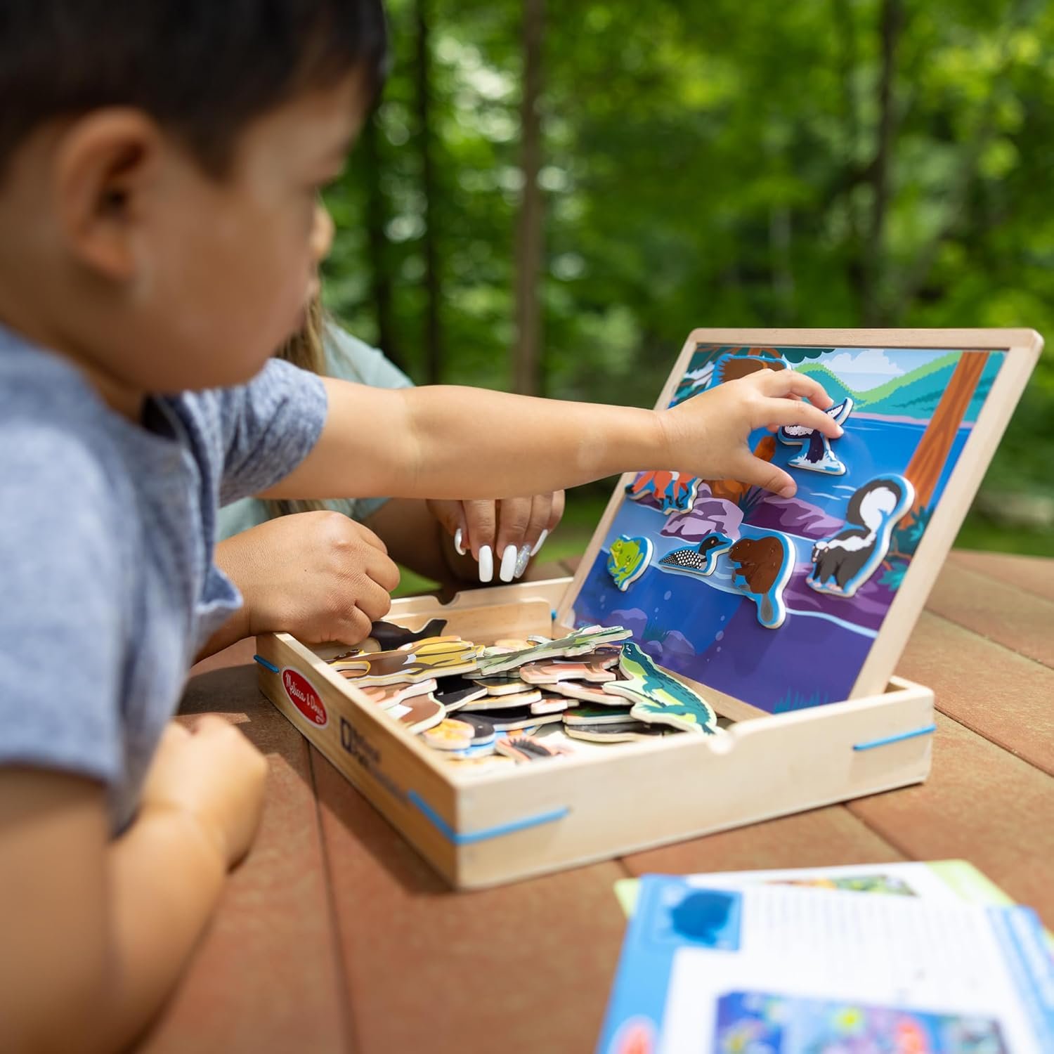 wholesale melissa & doug national parks wooden picture matching magnetic game - fsc certified factory & supplier oem