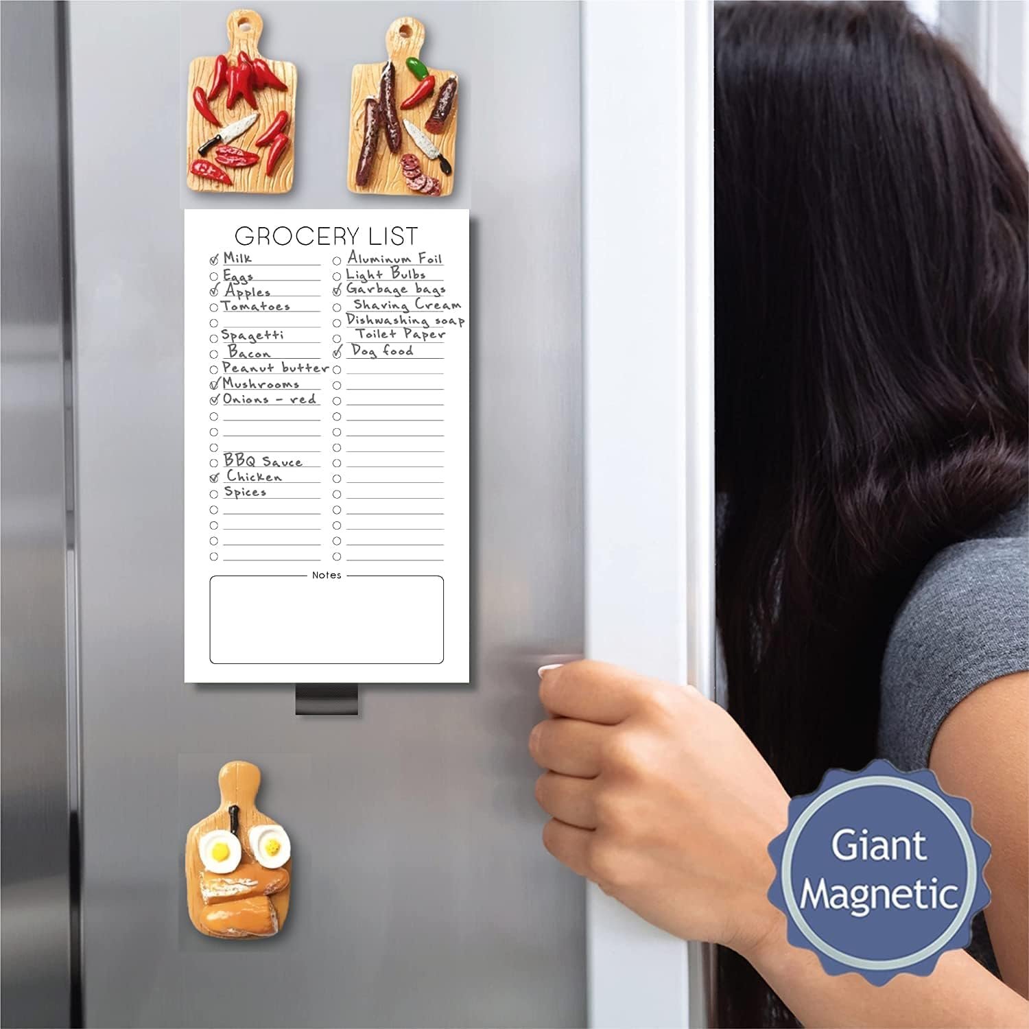 wholesale 4 pcs cute 3d miniature food refrigerator magnets – strong magnetic cutting board design for kitchen home decor, fridge, locker & whiteboard factory & supplier oem