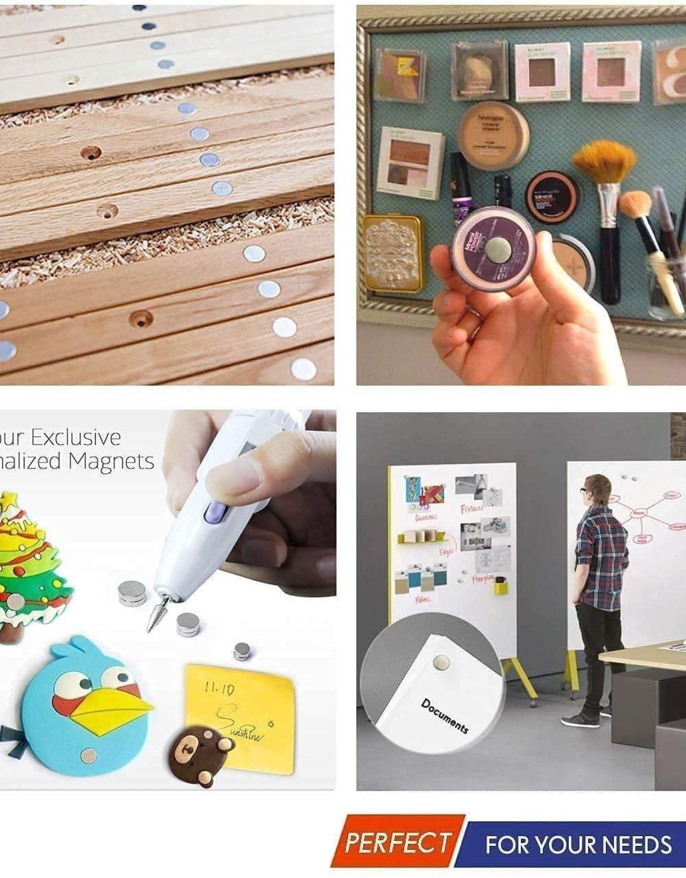 wholesale findmag 300 pcs fridge magnets, 6x2mm magnets for whiteboard, neodymium magnet, refrigerator magnet for refrigerator, home, office, school factory & supplier oem