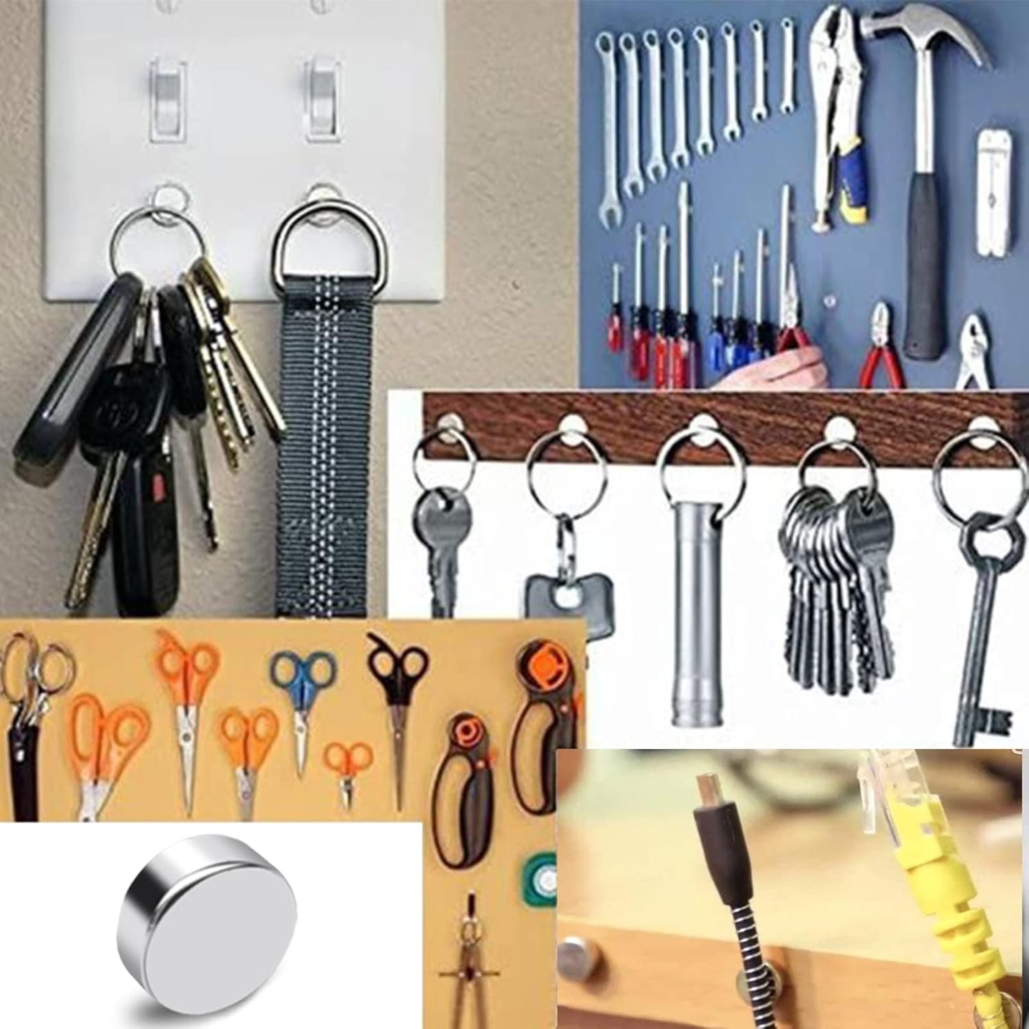 wholesale trymag small 6x3mm refrigerator magnets, 300pcs small round rare earth multi-use tiny neodymium fridge magnets, premium cylinder office magnets for whiteboard, crafts, dry erase board, school factory & supplier oem