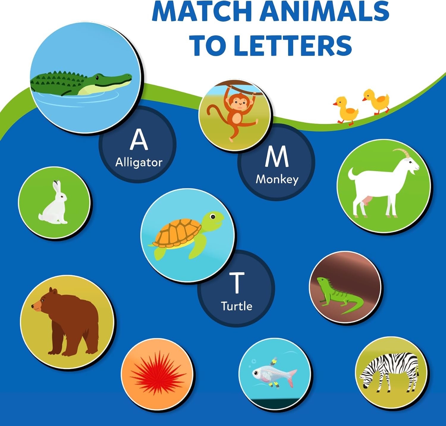 wholesale skillmatics magnetic matching activity - letters, numbers & animals, preschool learning toy & game for kids, 35+ magnetic pieces, gifts for boys & girls ages 3, 4, 5, 6 factory & supplier oem