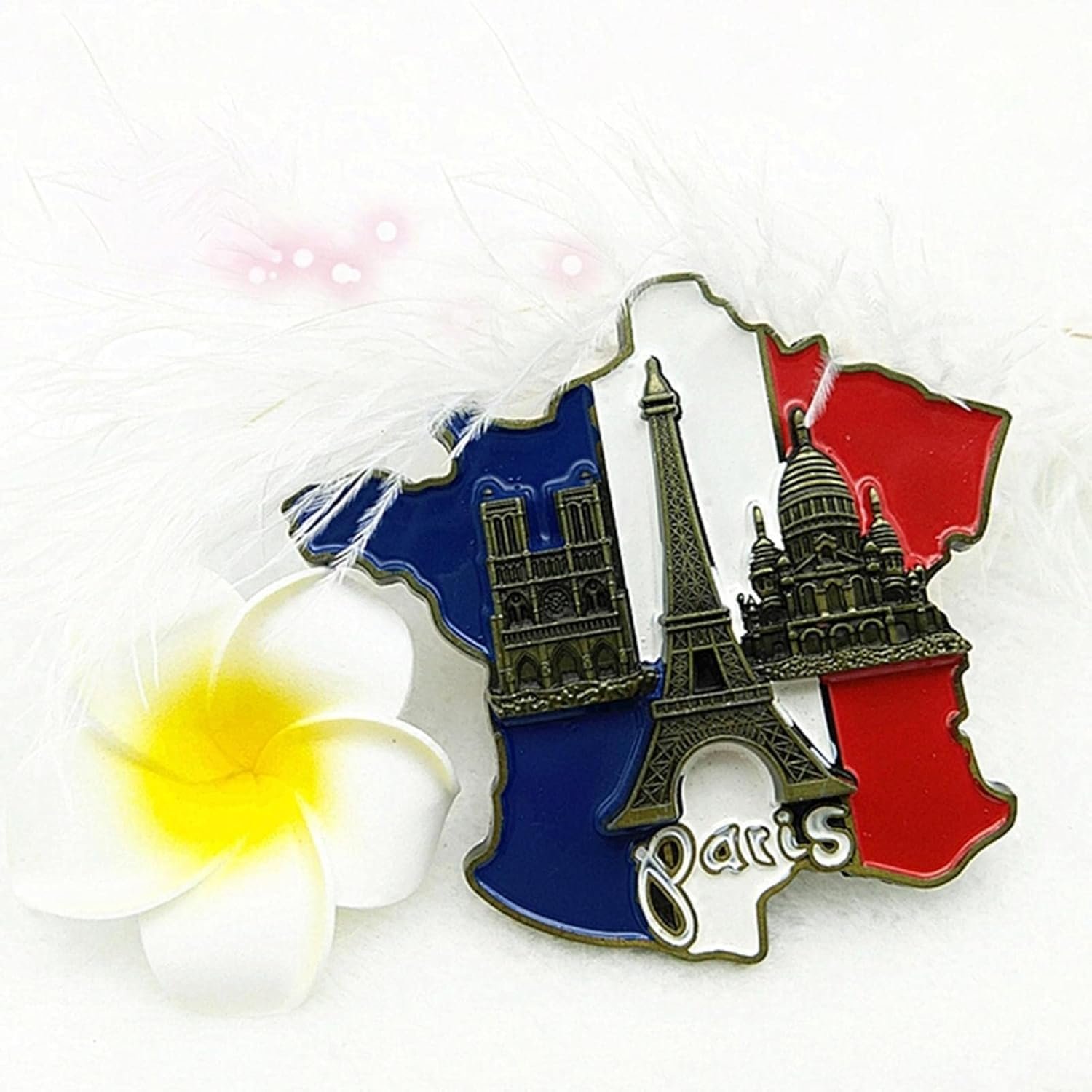 wholesale 1 pc multicolour france map refrigerator sticker-europe tourist souvenir,innovative 3d resin fridge magnet stickers, notre-dame cathedral de paris france eiiffel tower kitchen accessories factory & supplier oem