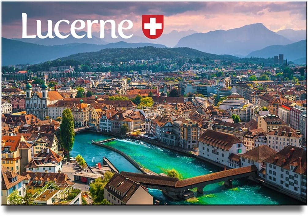 wholesale magnet sv lucerne fridge magnet switzerland travel souvenir lake of the four forest canton factory & supplier oem