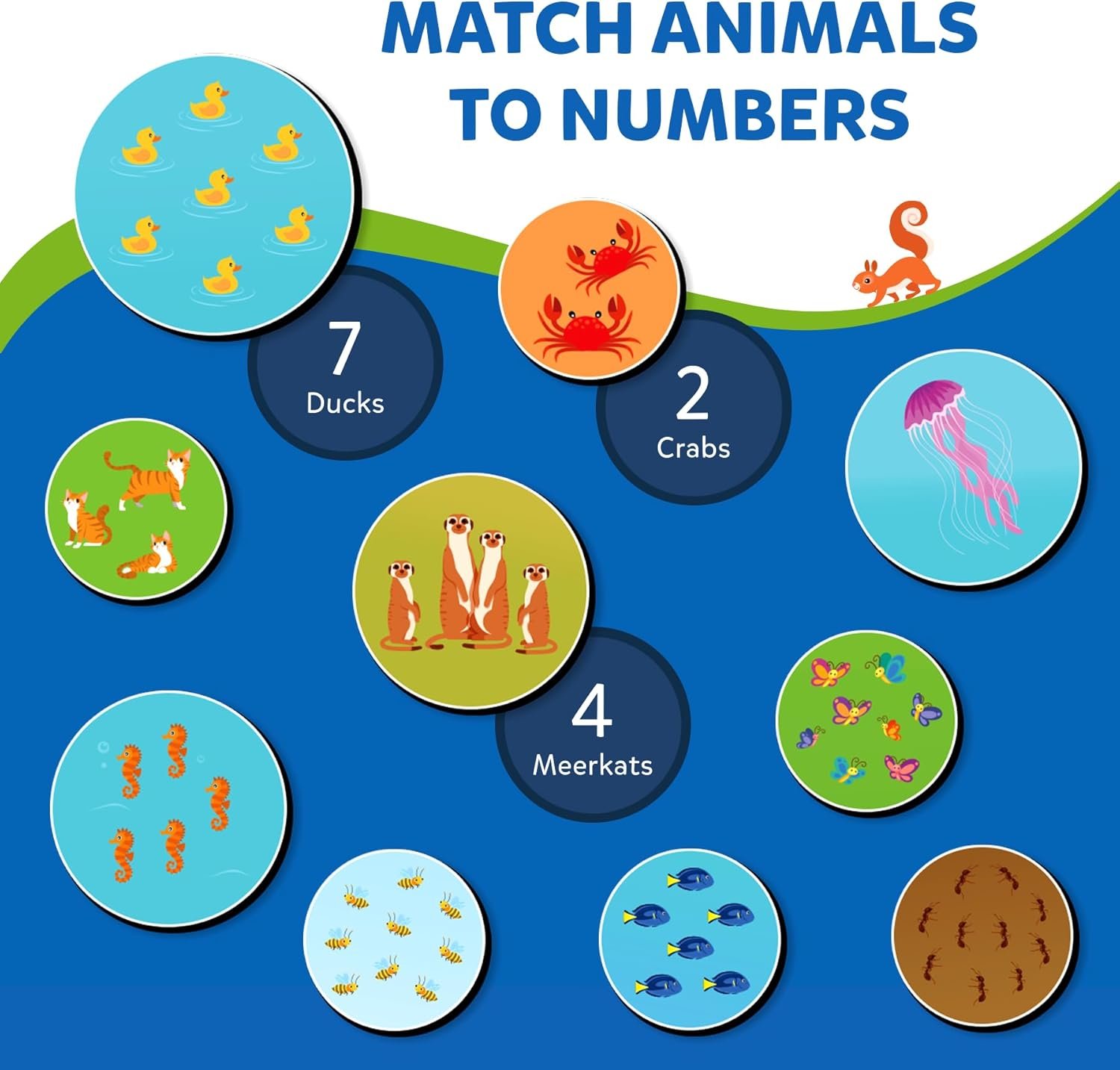 wholesale skillmatics magnetic matching activity - letters, numbers & animals, preschool learning toy & game for kids, 35+ magnetic pieces, gifts for boys & girls ages 3, 4, 5, 6 factory & supplier oem