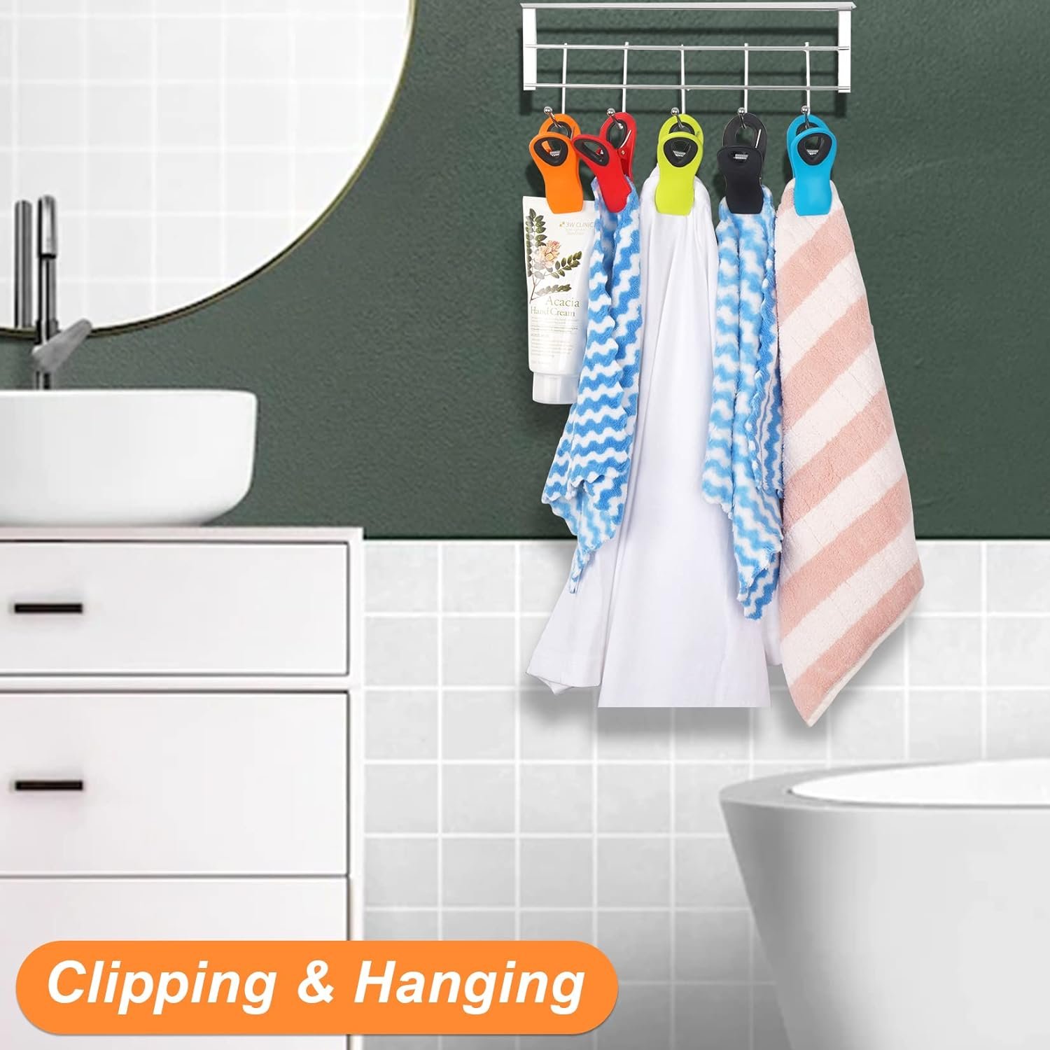 wholesale 16 pack chip clips bag clips, multicolor clips for food packages, multipurpose magnetic clips, chip clips bag clips food clips, refrigerator magnet clips chip clip, bag clips for food storage factory & supplier oem