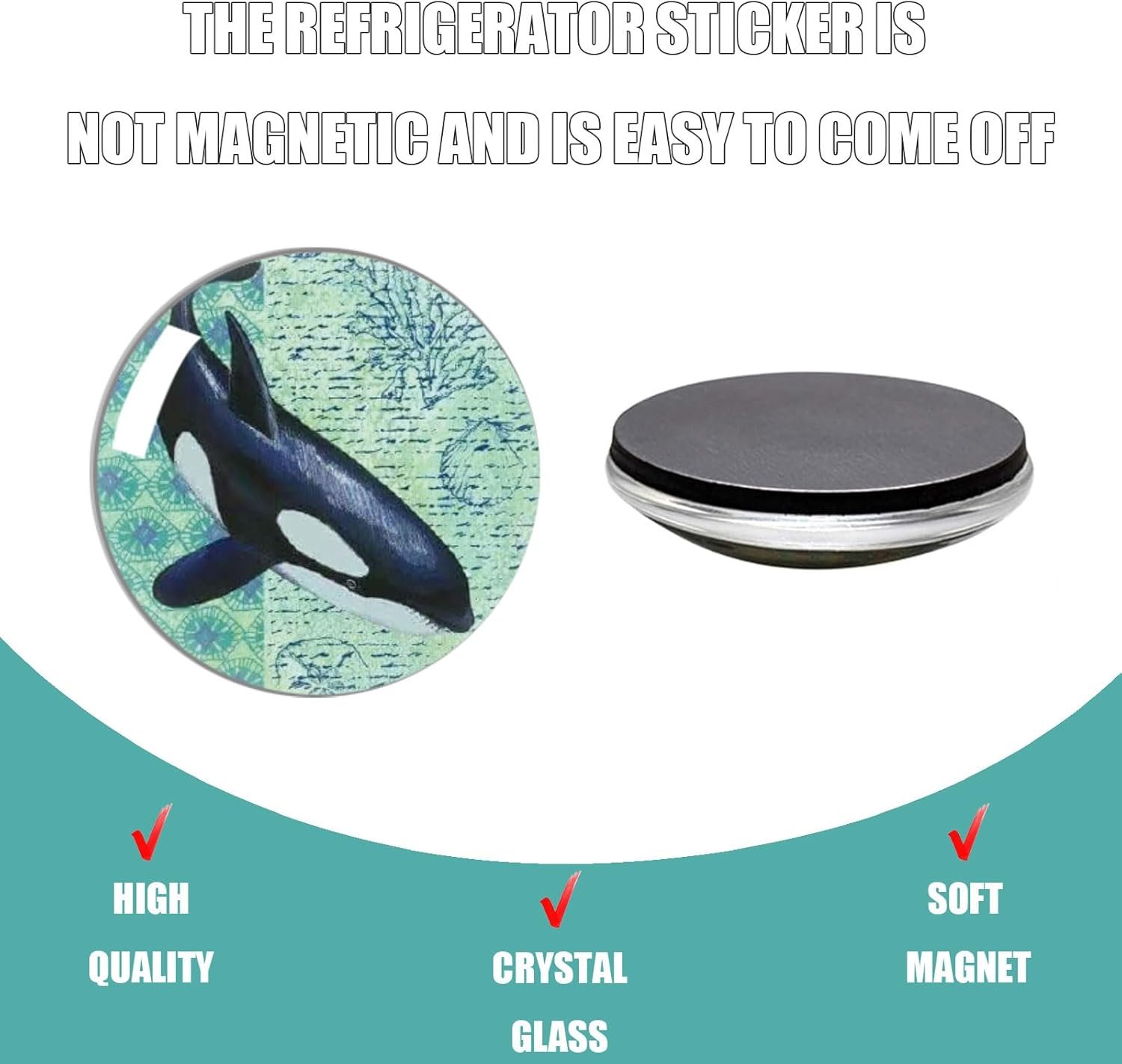 wholesale strong glass refrigerator stickers,12pcs magnets for fridge,funny fridge magnet shape,cute small tiny magnet for kitchen whiteboard door decorative (marine animals refrigerator stickers) factory & supplier oem