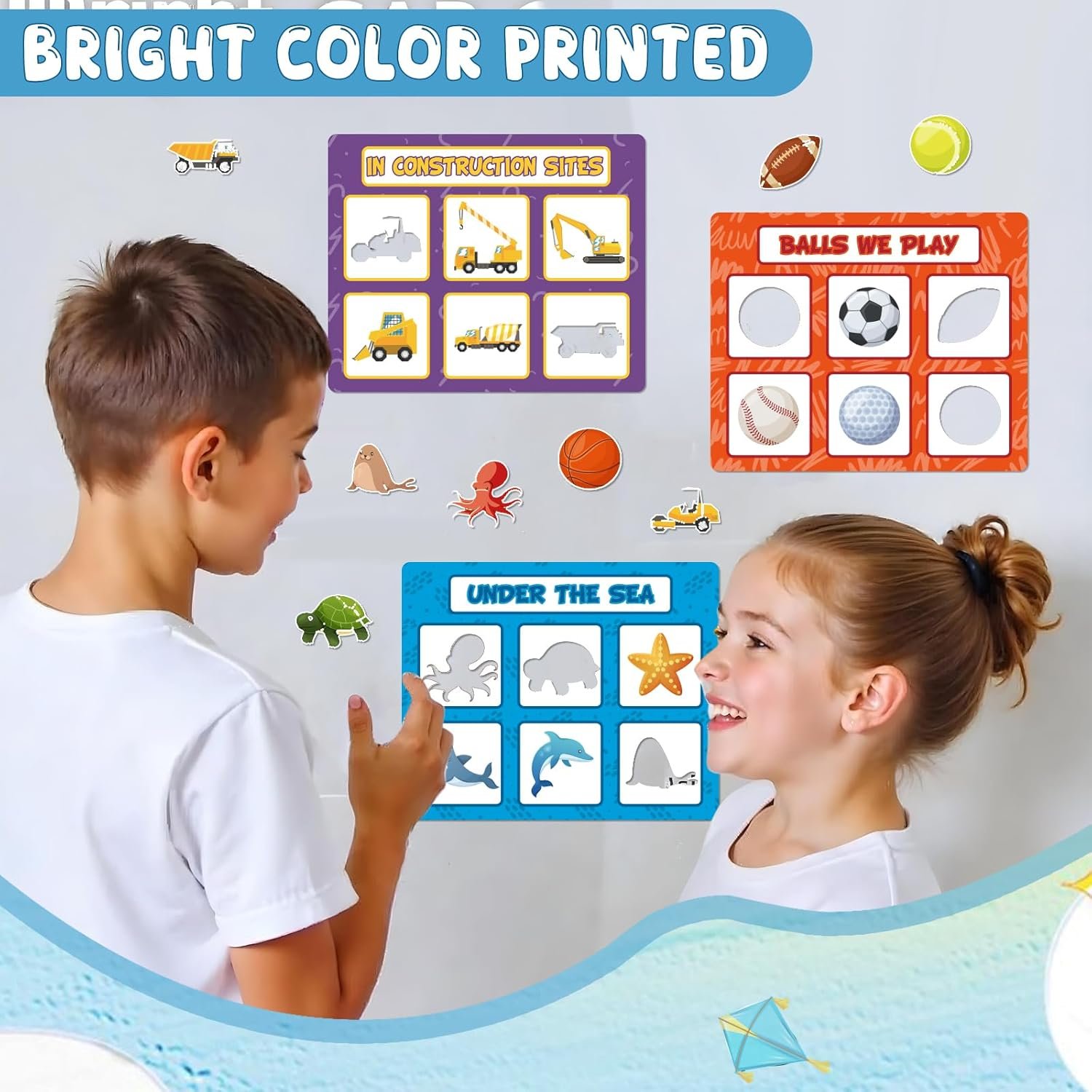 wholesale 10pcs magnetic color sorting set refrigerator magnets for kids, food football car dinosaur learning magnets for kids early education fine matching sorting sports preschool education gifts factory & supplier oem