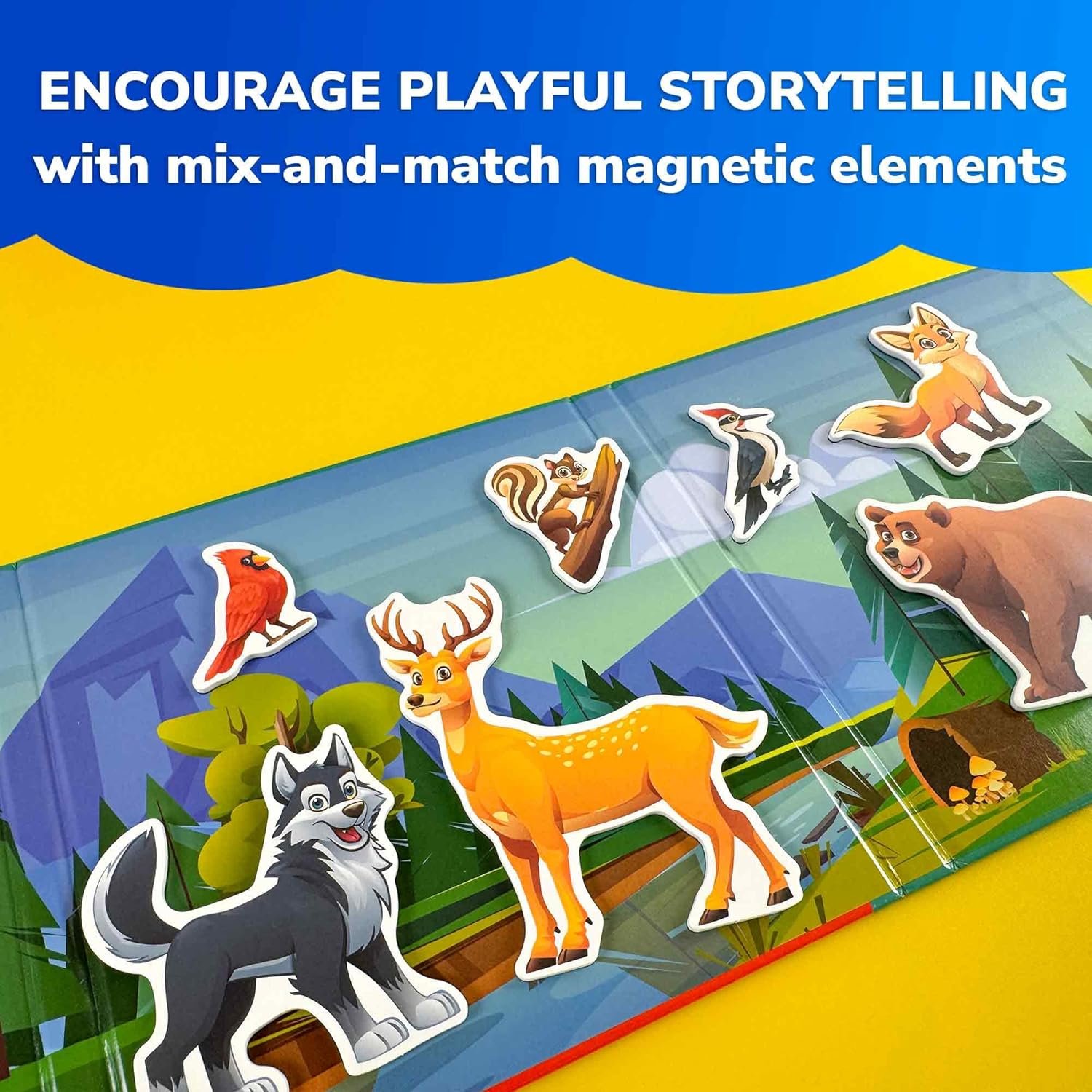 wholesale quokka travel magnetic puzzles for toddlers 1-3 – 20+pcs forest game with extra-long play book – fun travel game toy for kids ages 3-5 – strong magnets for car activities – fun toddler puzzle ages 2-4 factory & supplier oem