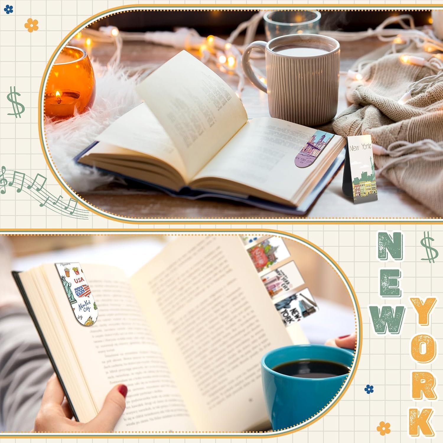 wholesale 60 pcs traveling city magnetic bookmarks new york florida city bookmark nyc florida gifts usa city souvenirs for new york florida traveler party gifts office supplies (new york) factory & supplier oem