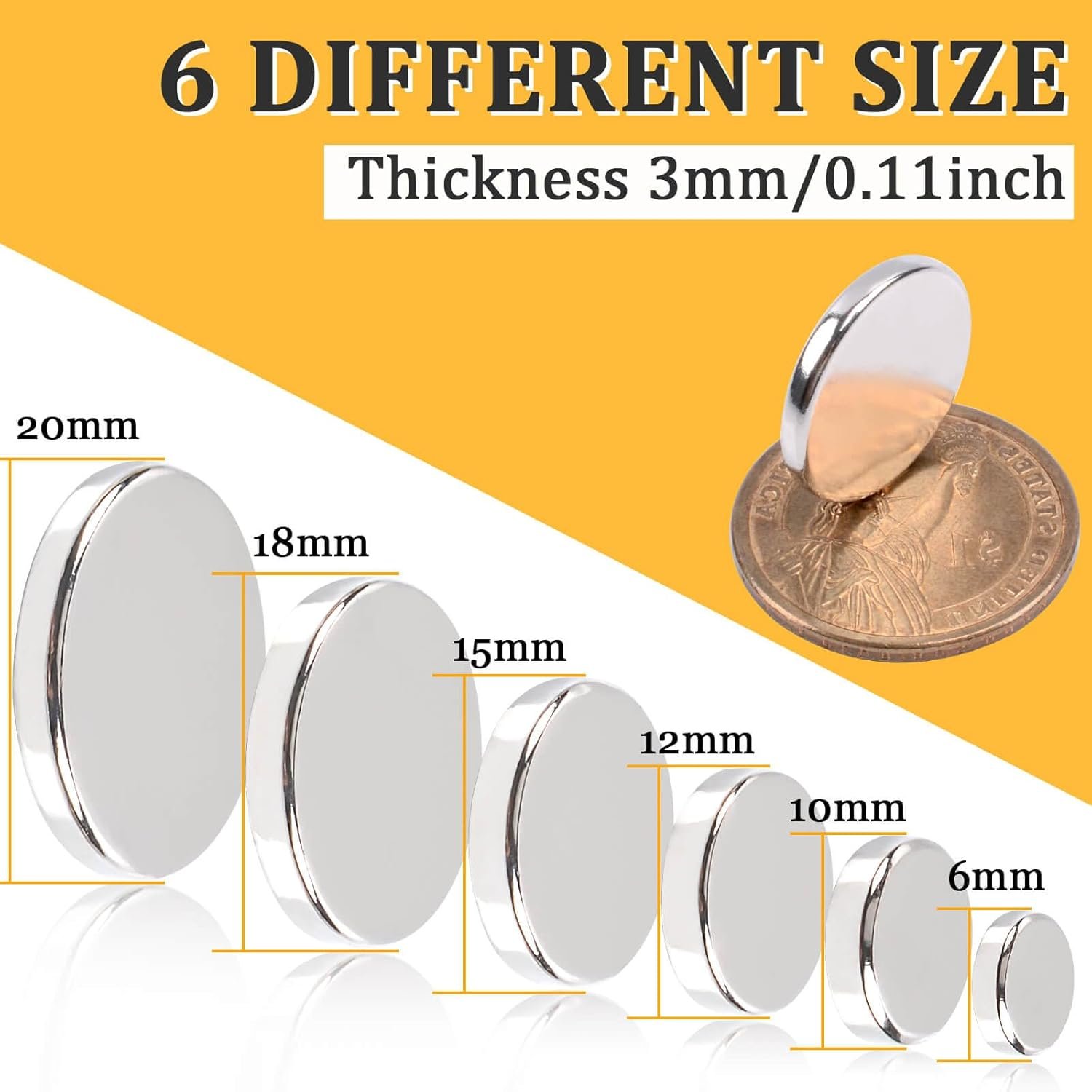 wholesale min ci 40 pcs super strong neodymium disc magnets, 18 mm x 3 mm small magnets for dry erase board whiteboard office fridge crafts, mini round rare earth magnet s for building scientific models factory & supplier oem