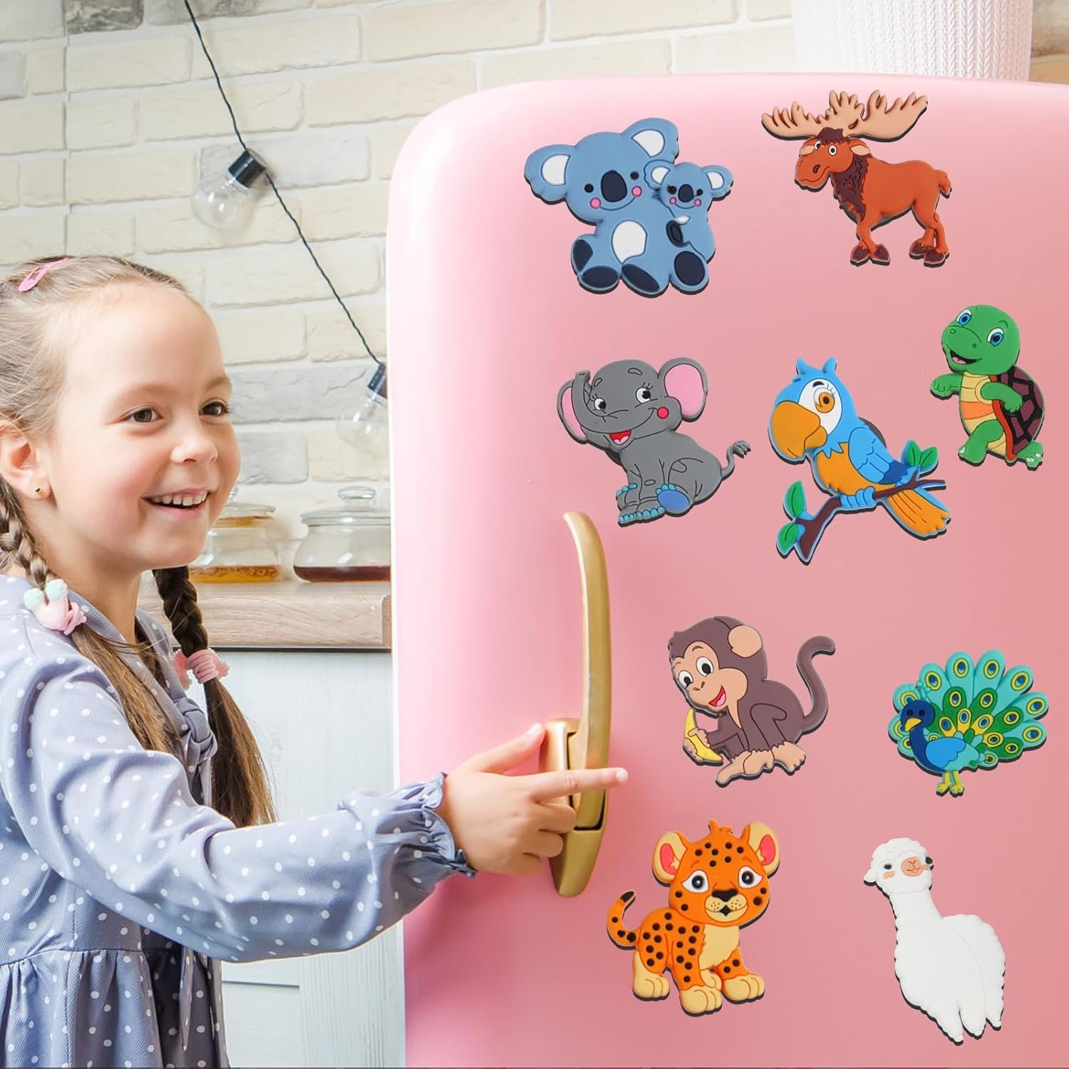 wholesale 10 pcs fridge magnets for toddlers 1-3,refrigerator magnets for kids,kids magnets educational toys factory & supplier oem