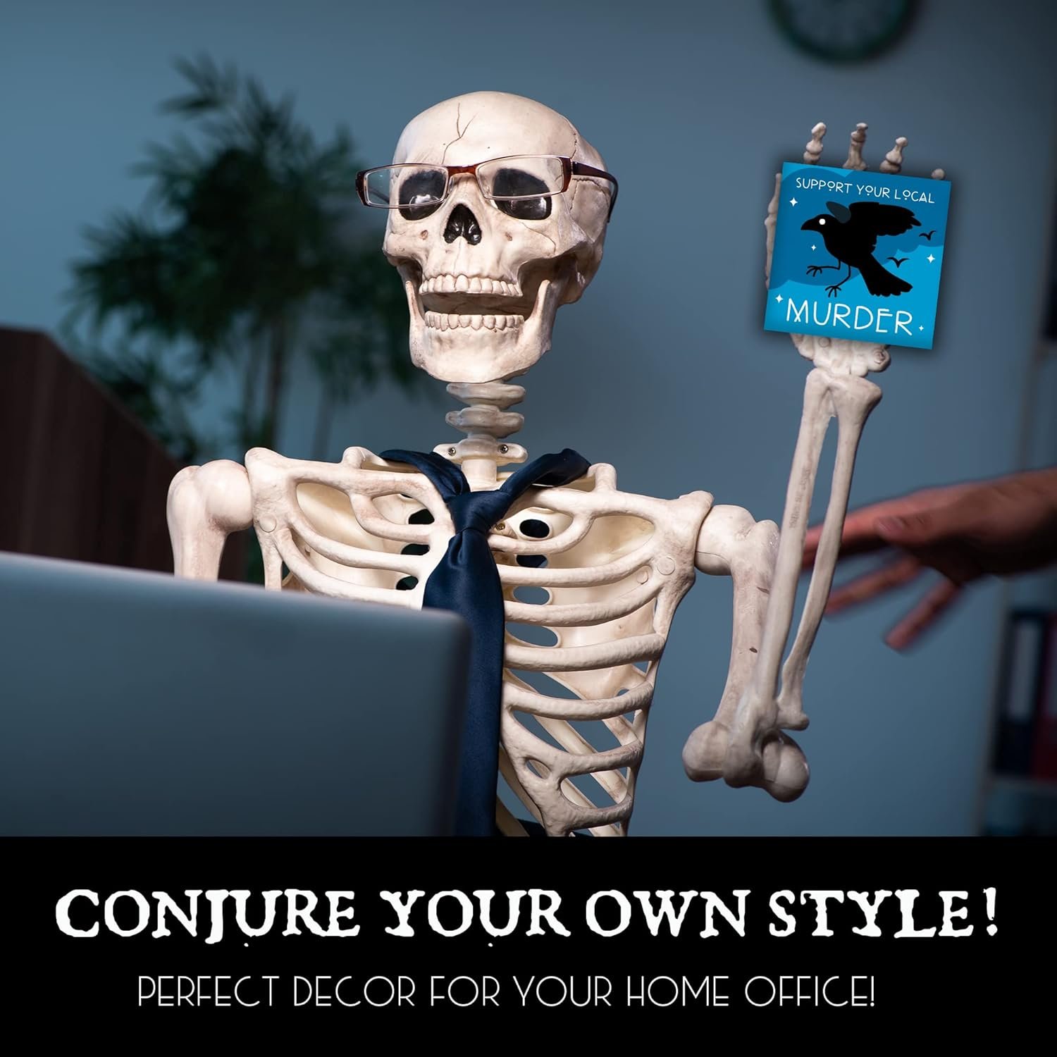wholesale support your local murder raven magnet – gothic aesthetic kitchen accessory, quirky home & office decor, for gothic enthusiasts factory & supplier oem