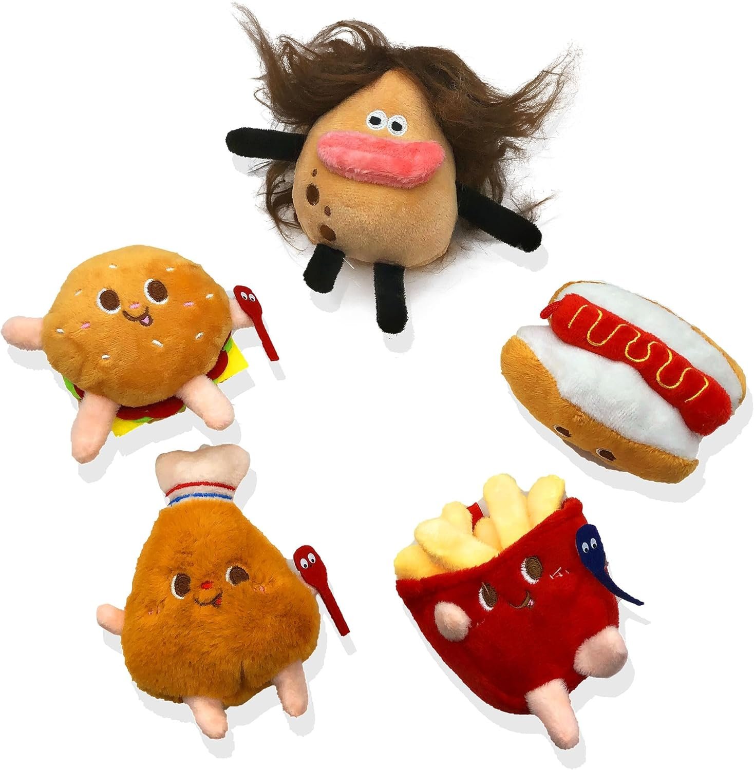 wholesale 5pcs decorative magnets, funny hamburger family, strong fridge magnets, cute refrigerator magnets for home, office, kitchen accessories, whiteboard, locker, classroom, map christmas factory & supplier oem