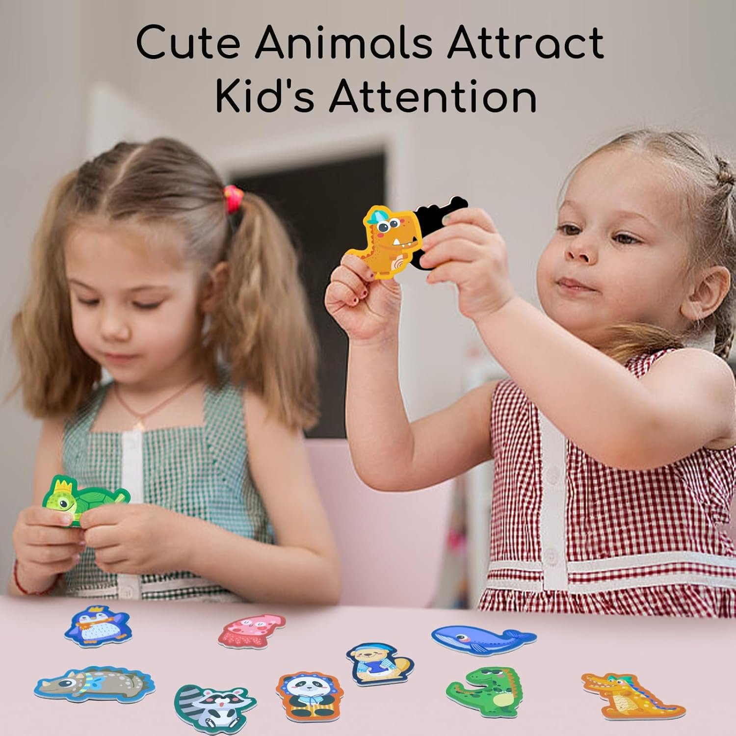wholesale animal magnets for fridge, large fridge magnetic for toddlers, 22pcs baby magnets for refrigerator, learning toy for kids factory & supplier oem